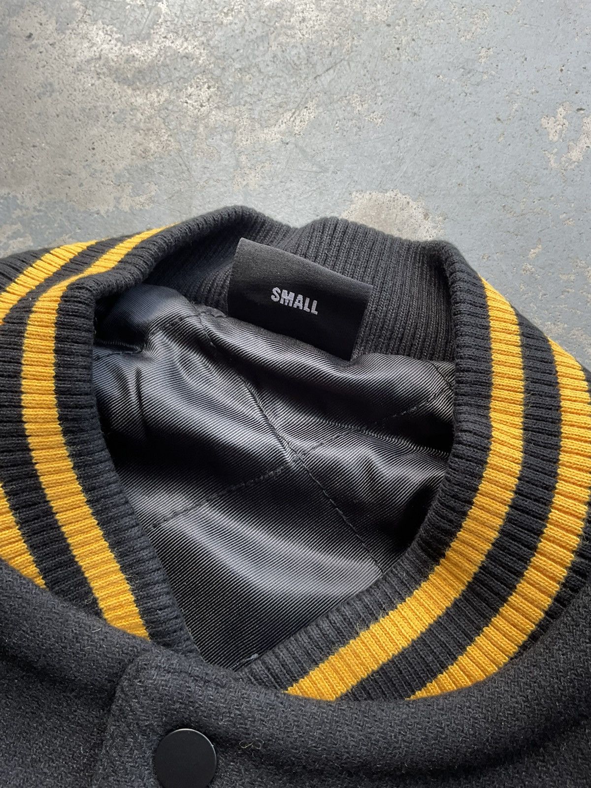 Revenge Revenge Rottweiler Varsity Jacket Black/Yellow Size US S / EU 44-46 / 1 - 8 Thumbnail