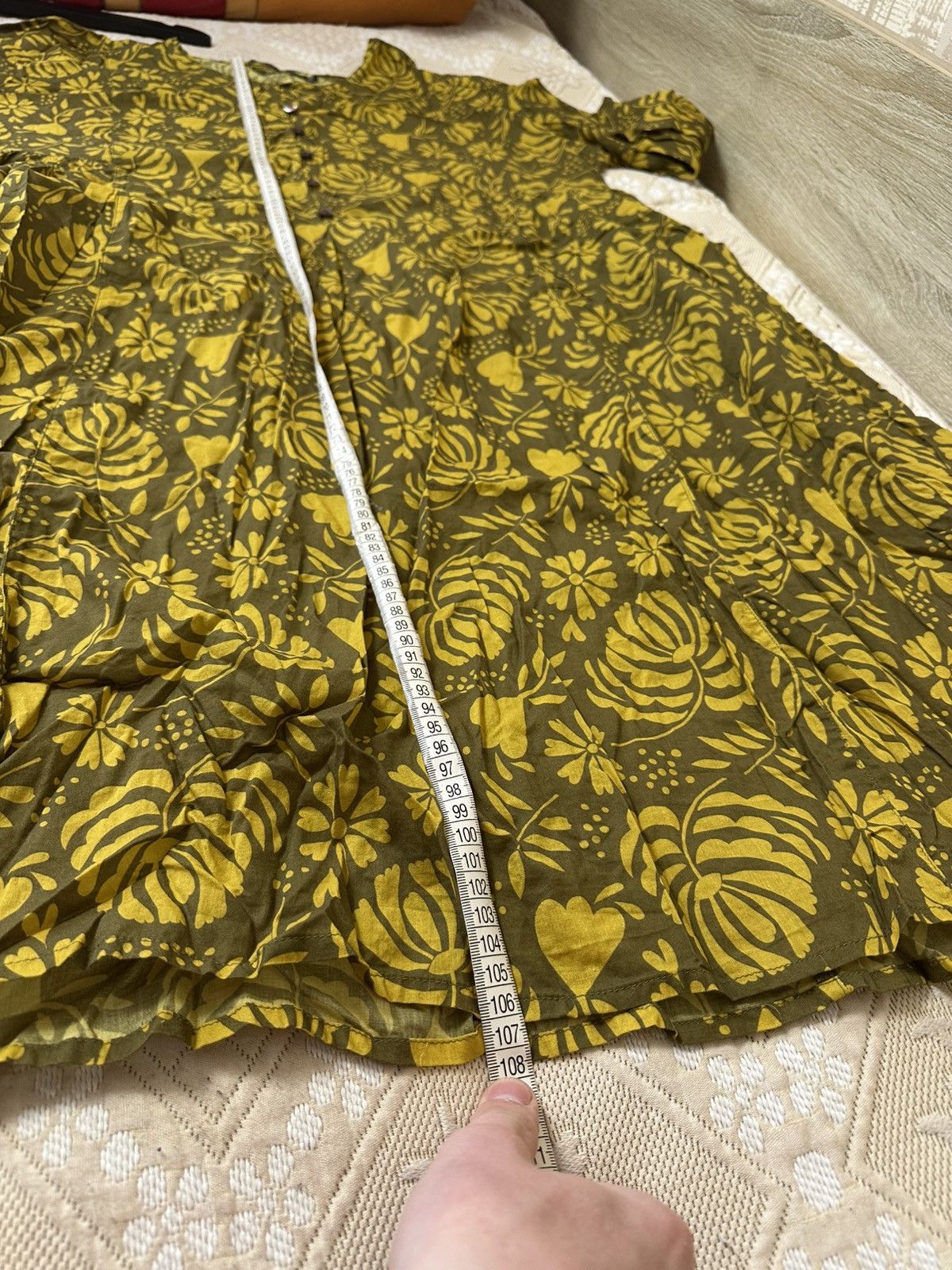Gudrun Sjoden 🔥 Vintage Gudrun Sjoden Floral Boho Midi Dress Art Print Size XL / US 12-14 / IT 48-50 - 8 Thumbnail