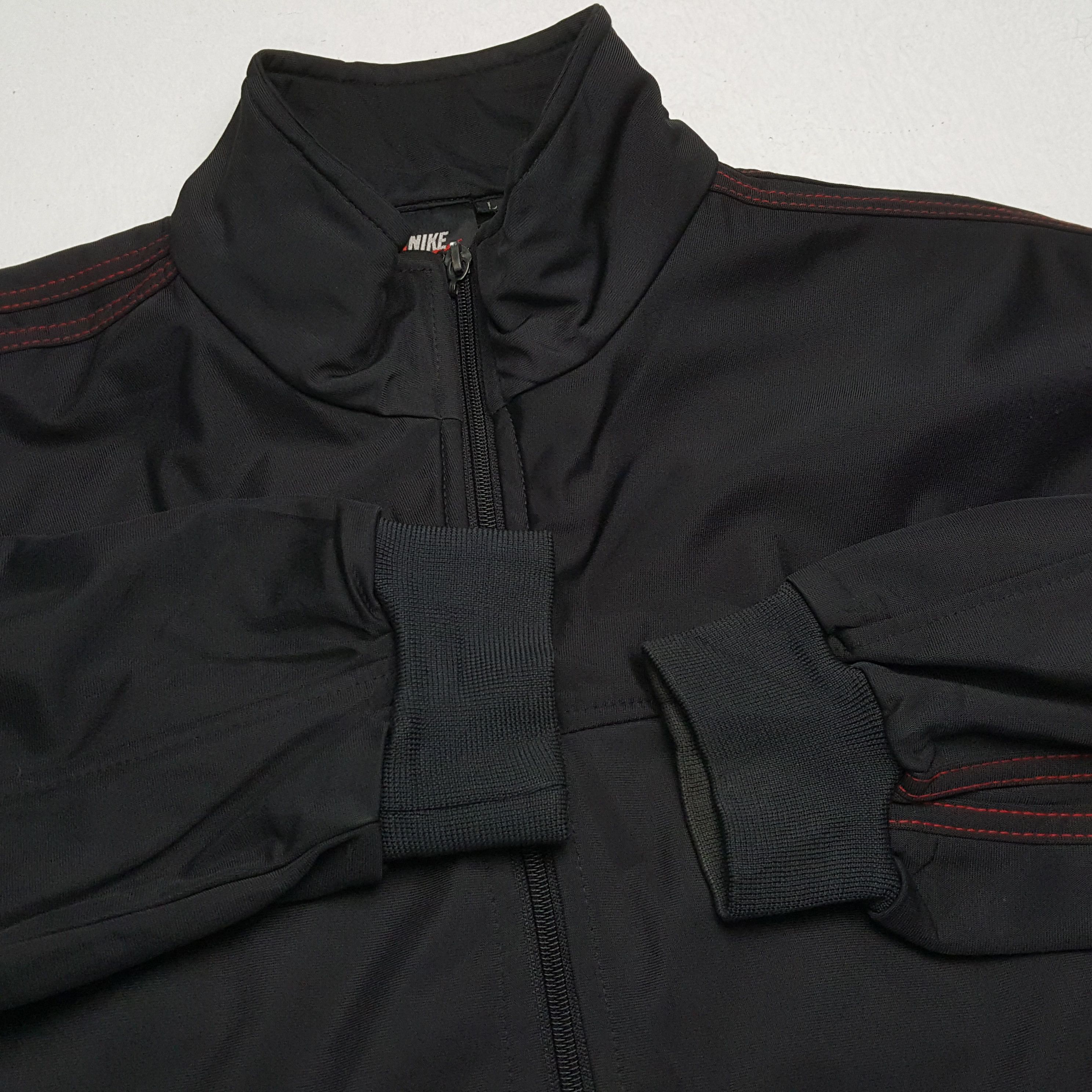 Nike × Vintage Vintage NIKE Small Swoosh Sportswear Black Jacket Size US L / EU 52-54 / 3 - 8 Thumbnail