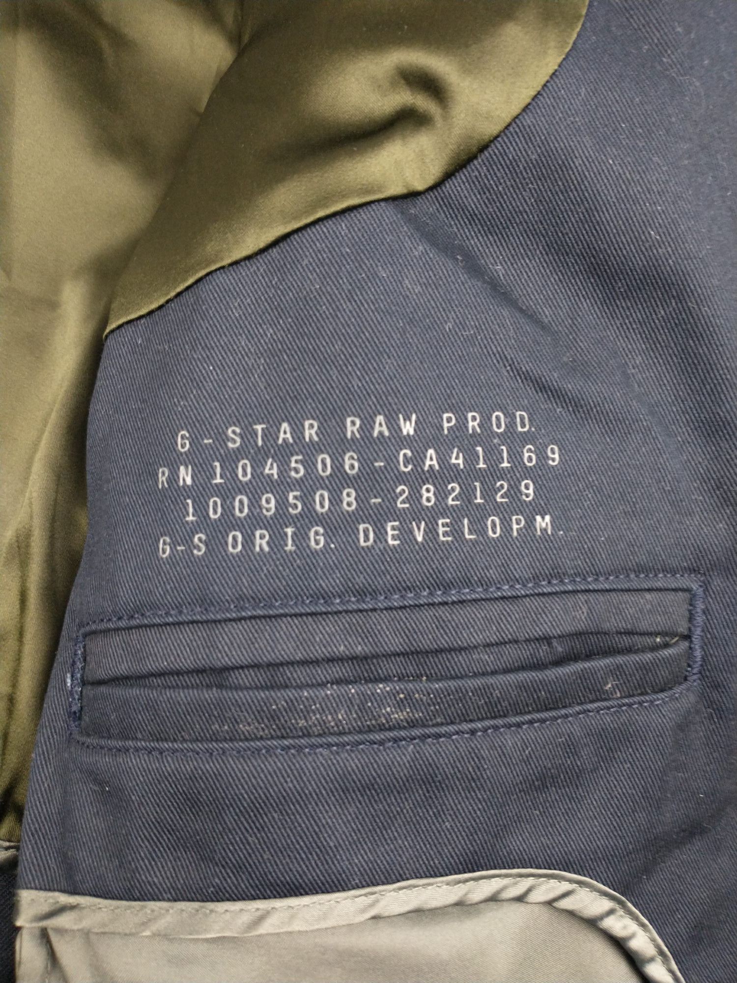 G-Star Stacked Pocket Blazer Constructed Size L Navy Size US L / EU 52-54 / 3 - 7 Thumbnail