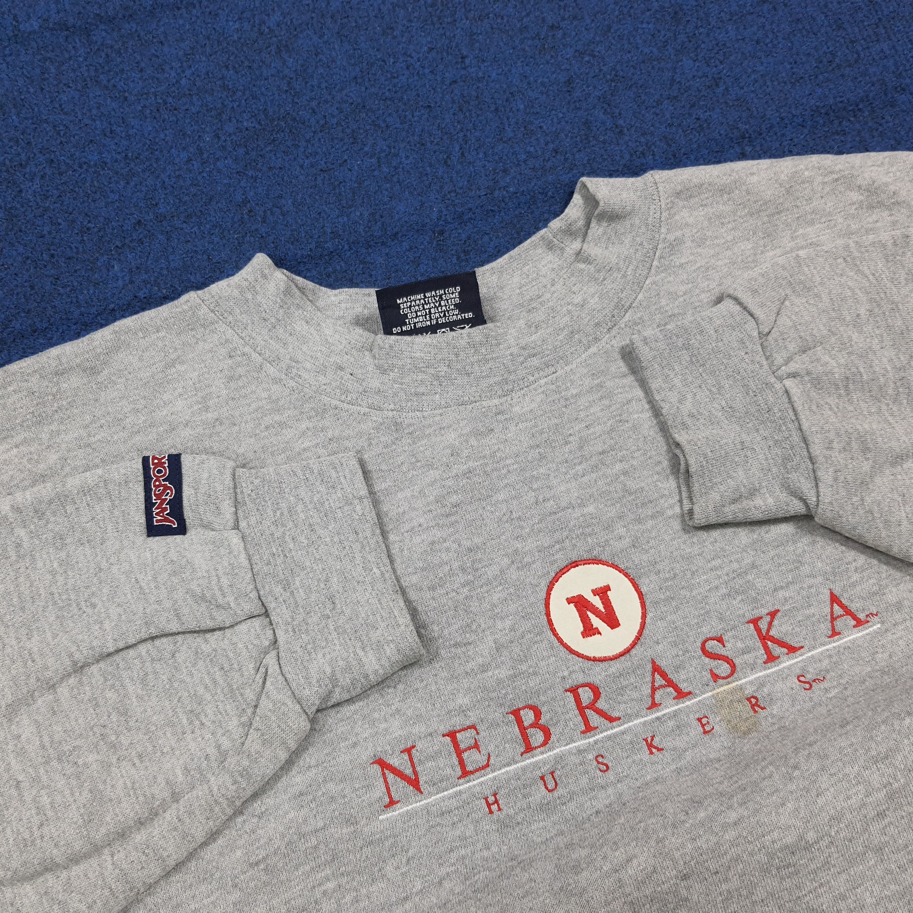 Jansport Vintage 90s Nebraska Huskers Sweatshirt University C287N22 Size US XXL / EU 58 / 5 - 5 Thumbnail