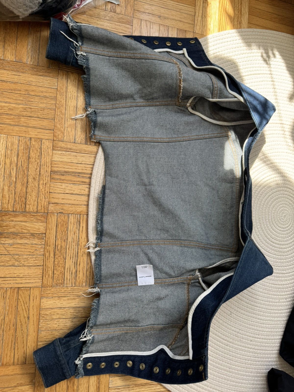 Marques'Almeida Marques Almeida Denim Corset Jacket size S Size S / US 4 / IT 40 - 5 Thumbnail
