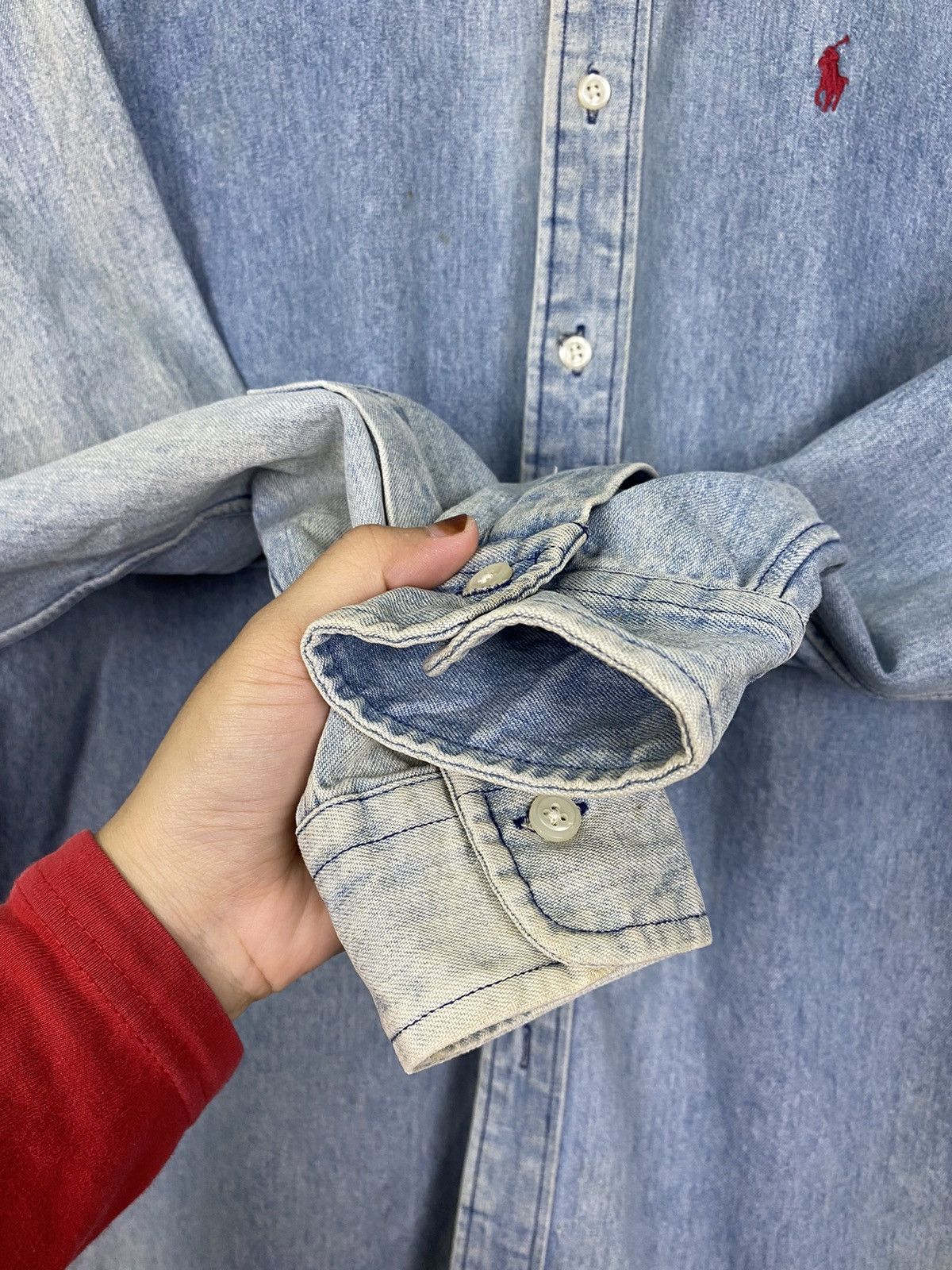 Polo Ralph Lauren × Vintage Vintage Polo Country Denim Jacket Size US M / EU 48-50 / 2 - 11 Thumbnail