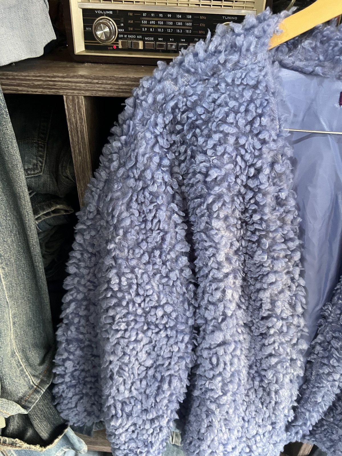 URBAN RESEARCH DOORS 🔥Urban Research Buttonless Light Sherpa Cardigan Size US XL / EU 56 / 4 - 6 Thumbnail