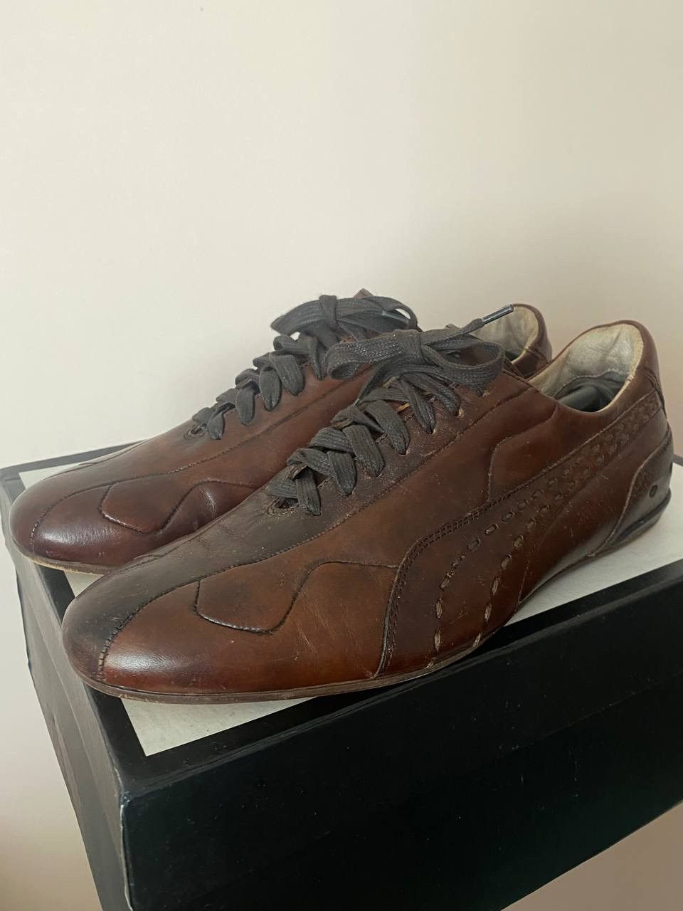 Puma Rare Puma KING RE-LUXE Shoes BROWN UK9 Black label 96 HOURS Size US 7.5 / EU 40-41 - 4 Thumbnail