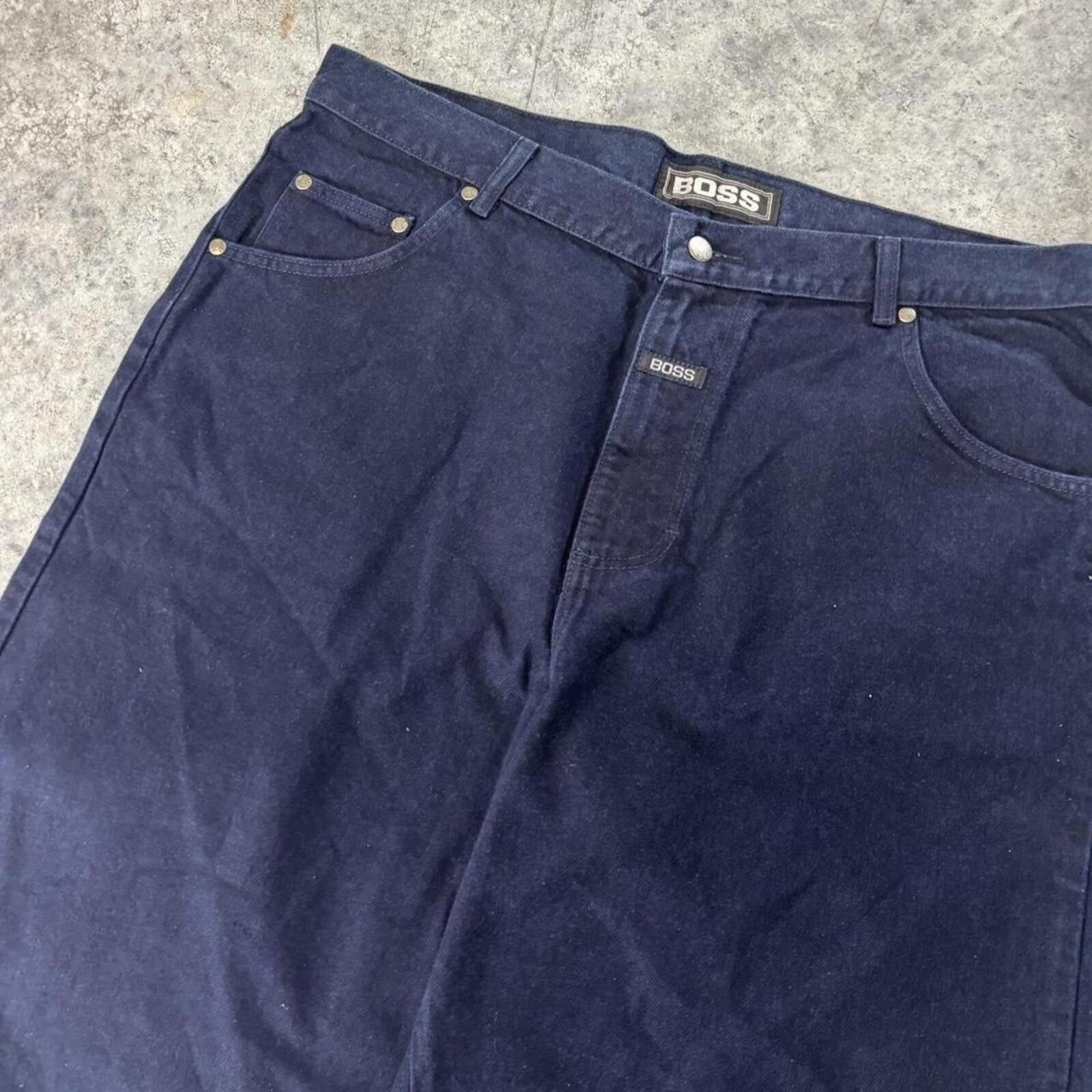 Hugo Boss Boss Y2K Baggy Wide Leg Vintage Style Jorts Size US 40 / EU 56 - 7 Thumbnail