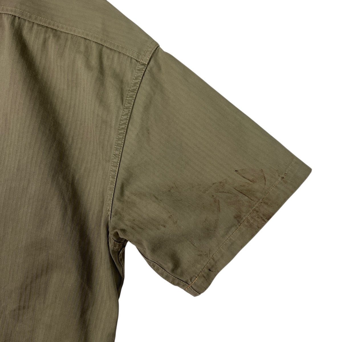 Beams Japan Beams Hbt Work Military Shirt Made In Japan - Size L Size US L / EU 52-54 / 3 - 9 Thumbnail