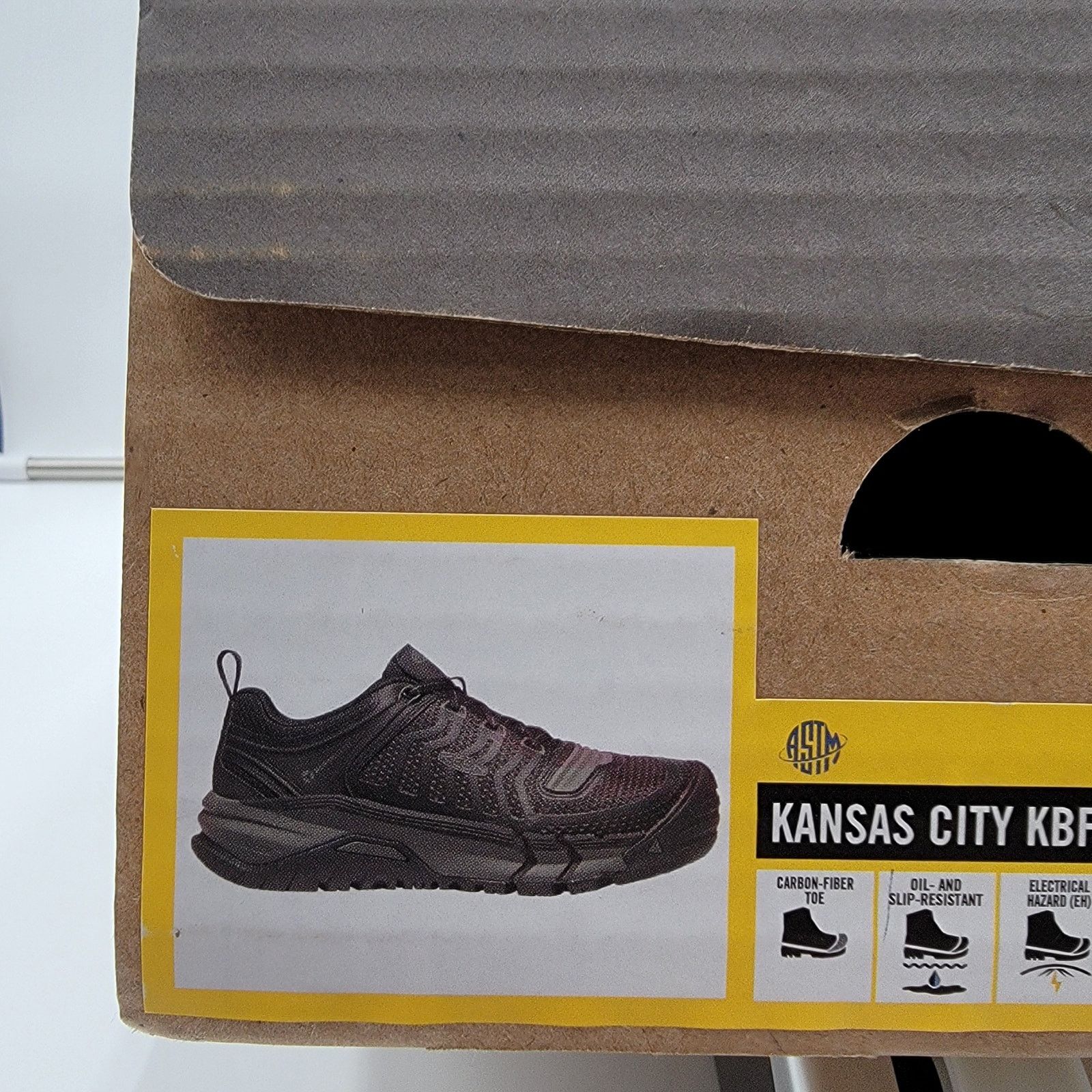 KEEN Keen Utility Kansas City KBF Men Shoes Black Comp Toe Sz 8EE Size US 8 / EU 41 - 10 Thumbnail
