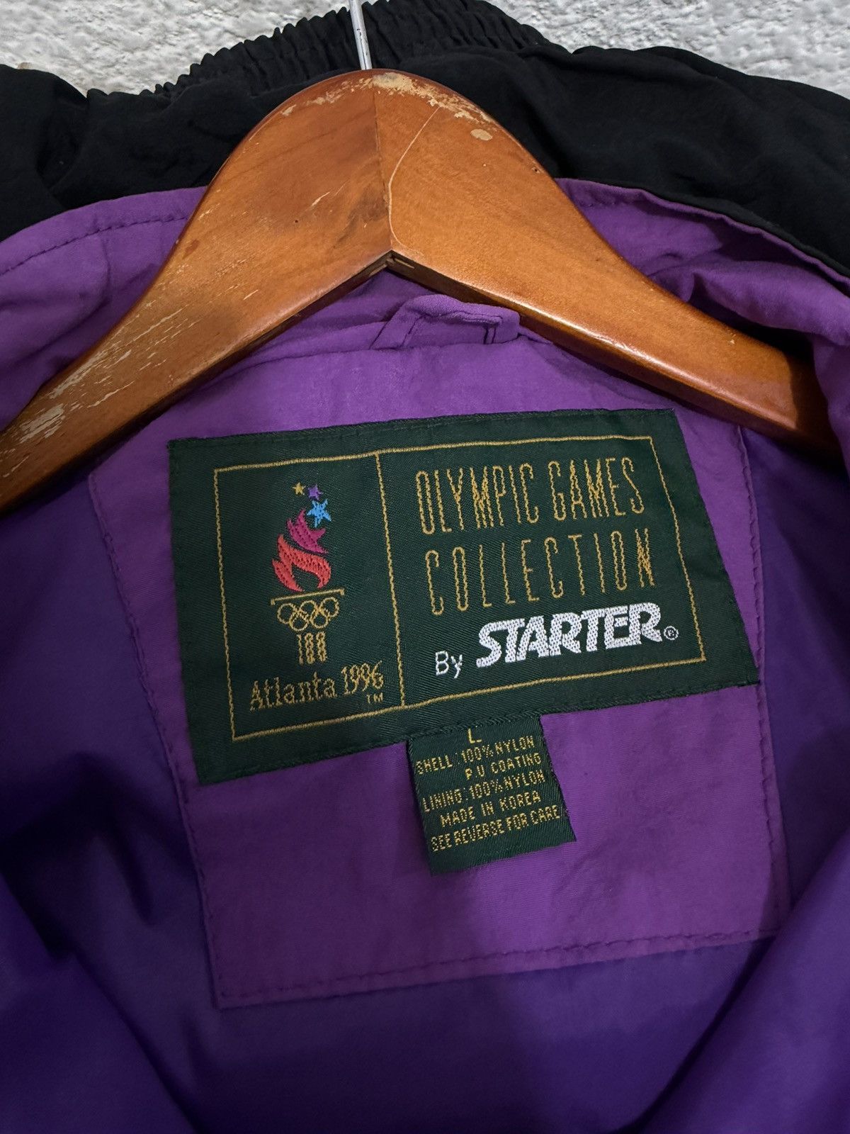 Starter OLYMPIC GAMES ATLANTA 1996 TRACK JACKET Size US L / EU 52-54 / 3 - 9 Thumbnail
