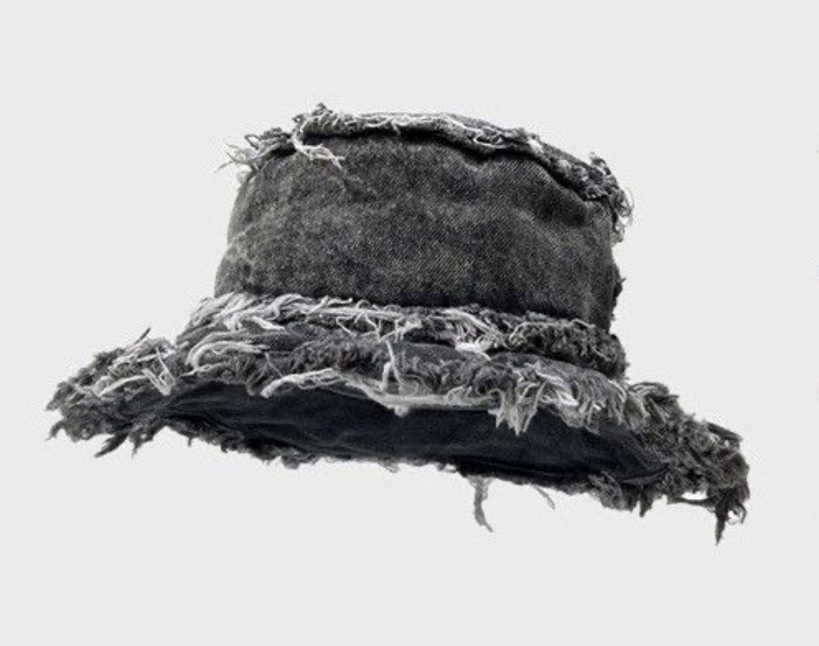 Japanese Brand Utility grunge washed reversible distressed raw bucket hat Size ONE SIZE - 3 Thumbnail