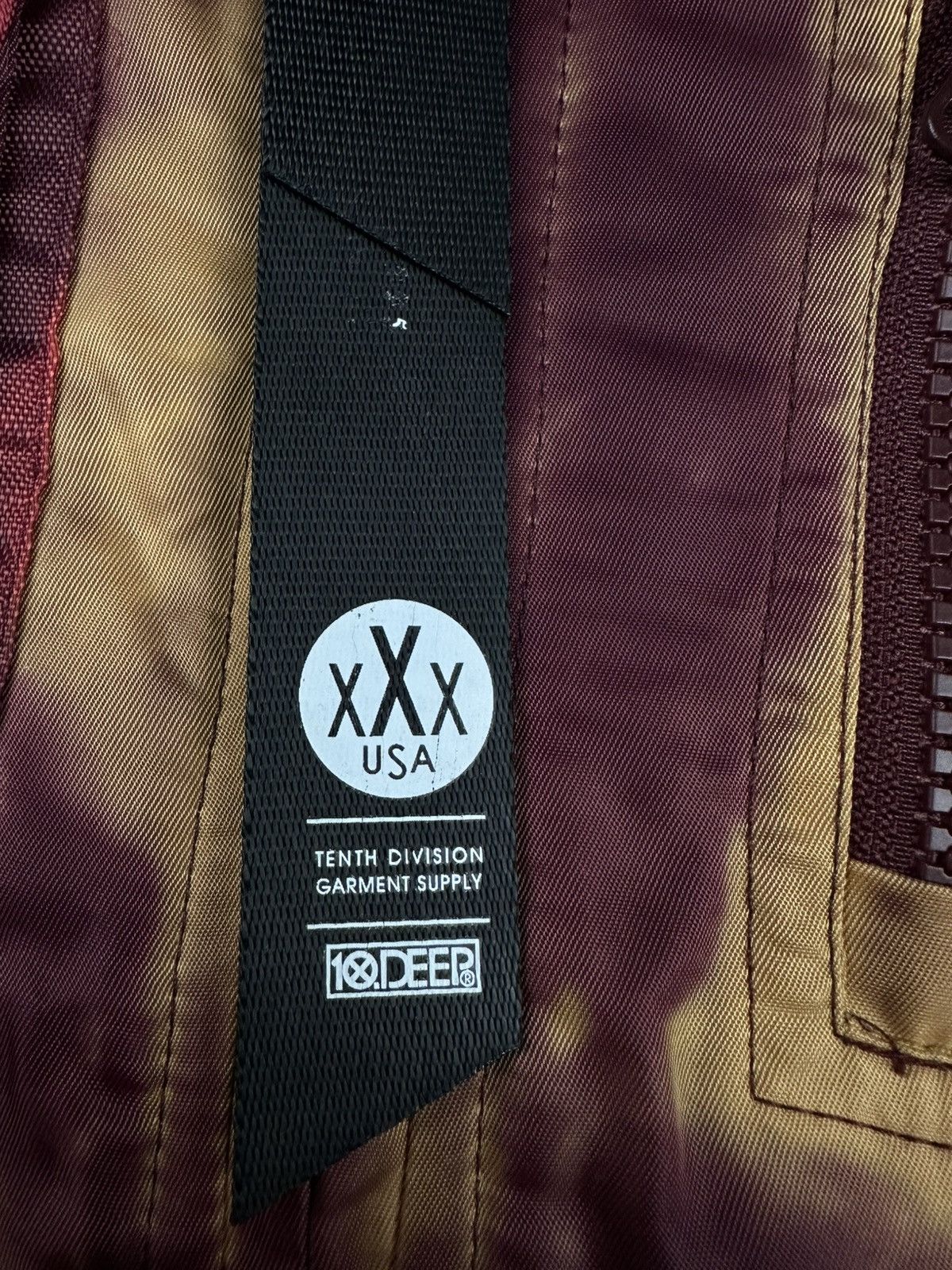 10 Deep 10.Deep Tie-Dye Bomber Jacket Utility Streetwear Size US S / EU 44-46 / 1 - 9 Thumbnail