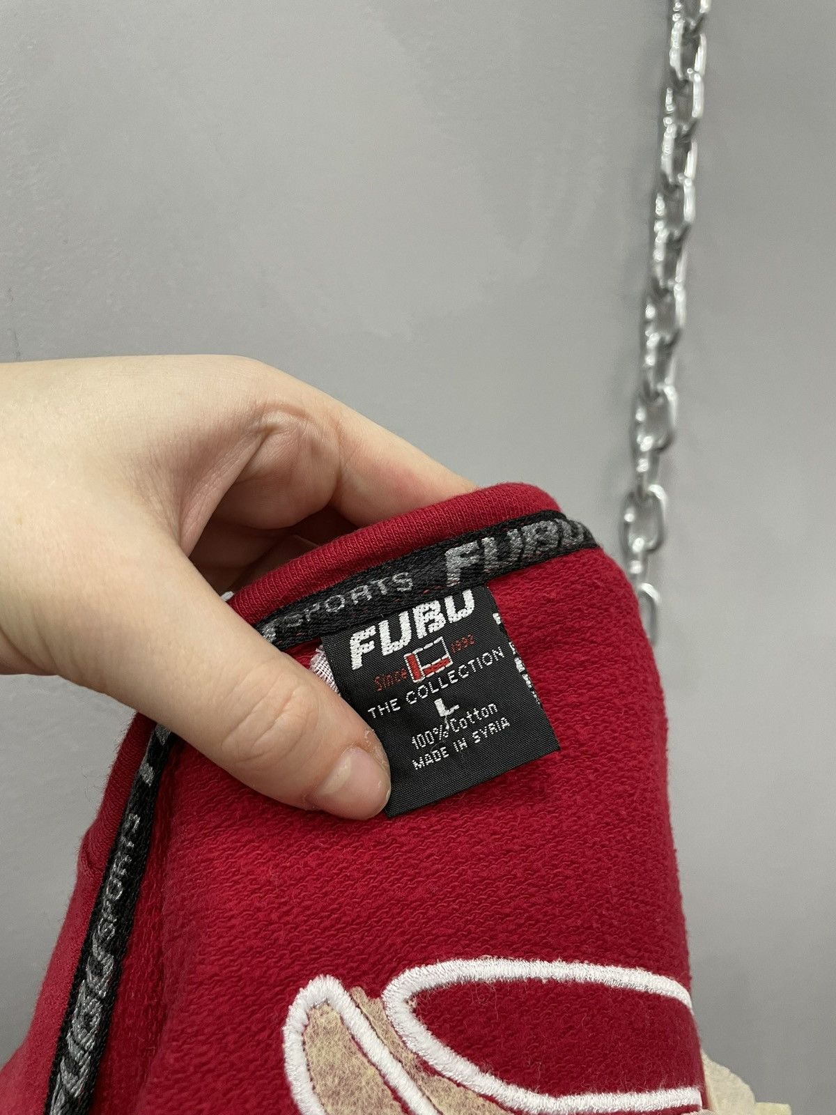Fubu FUBU red zip hoodie y2k streetwear oversized hiphop style Size US S / EU 44-46 / 1 - 11 Thumbnail