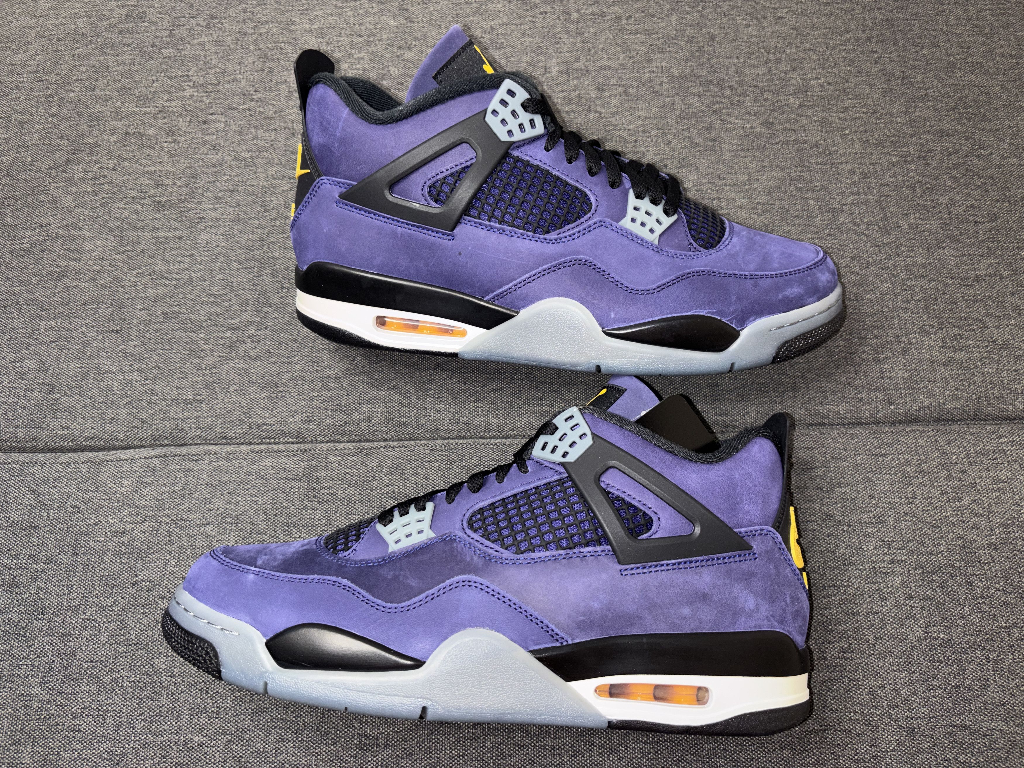 Nike Nike Air Jordan 4 Retro Lakers (2026) Size 12 FV5029-500 Size US 12 / EU 45 - 9 Thumbnail