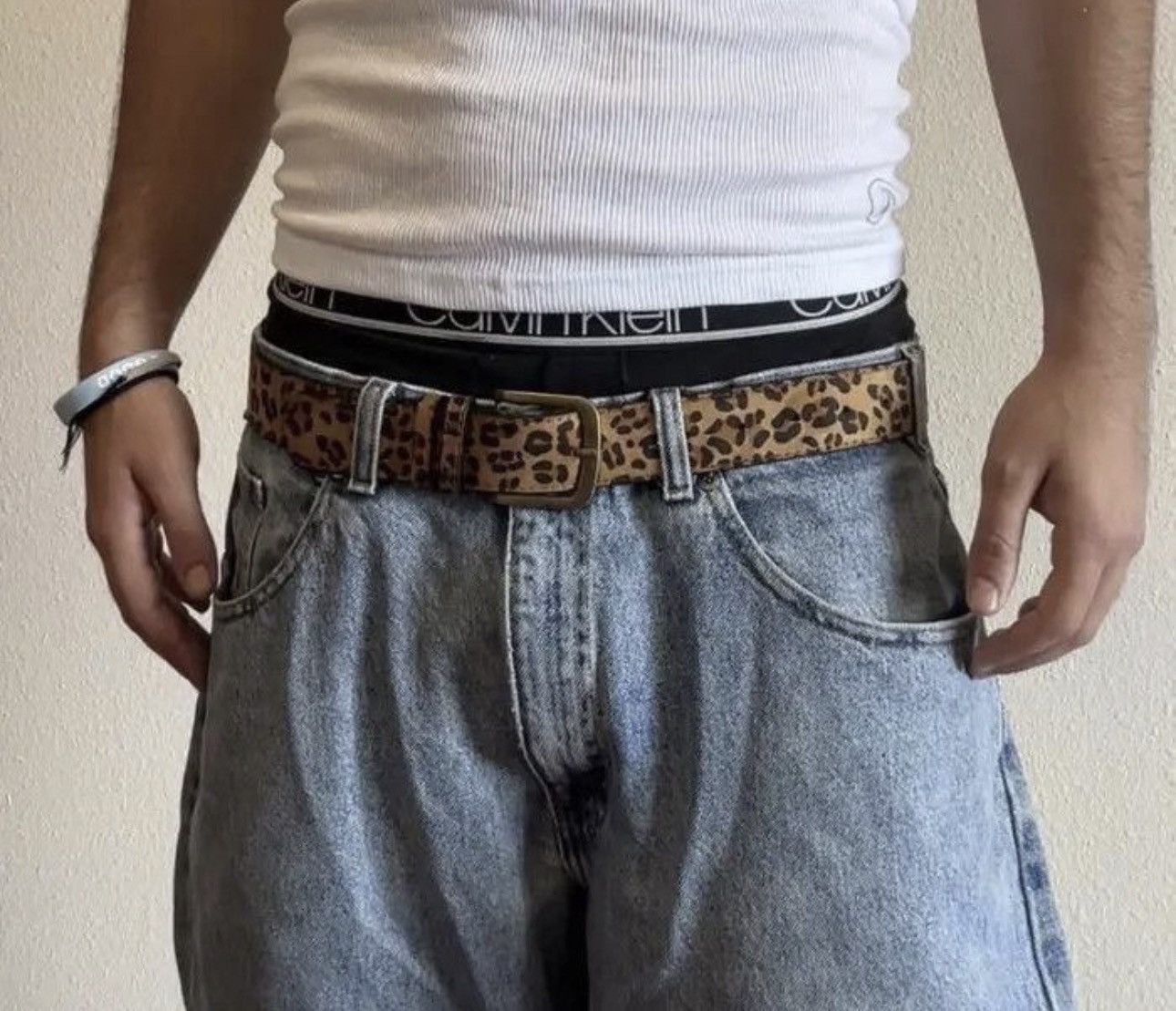 Other 2000s leopard cheetah print belt Size 32 - 1 Thumbnail