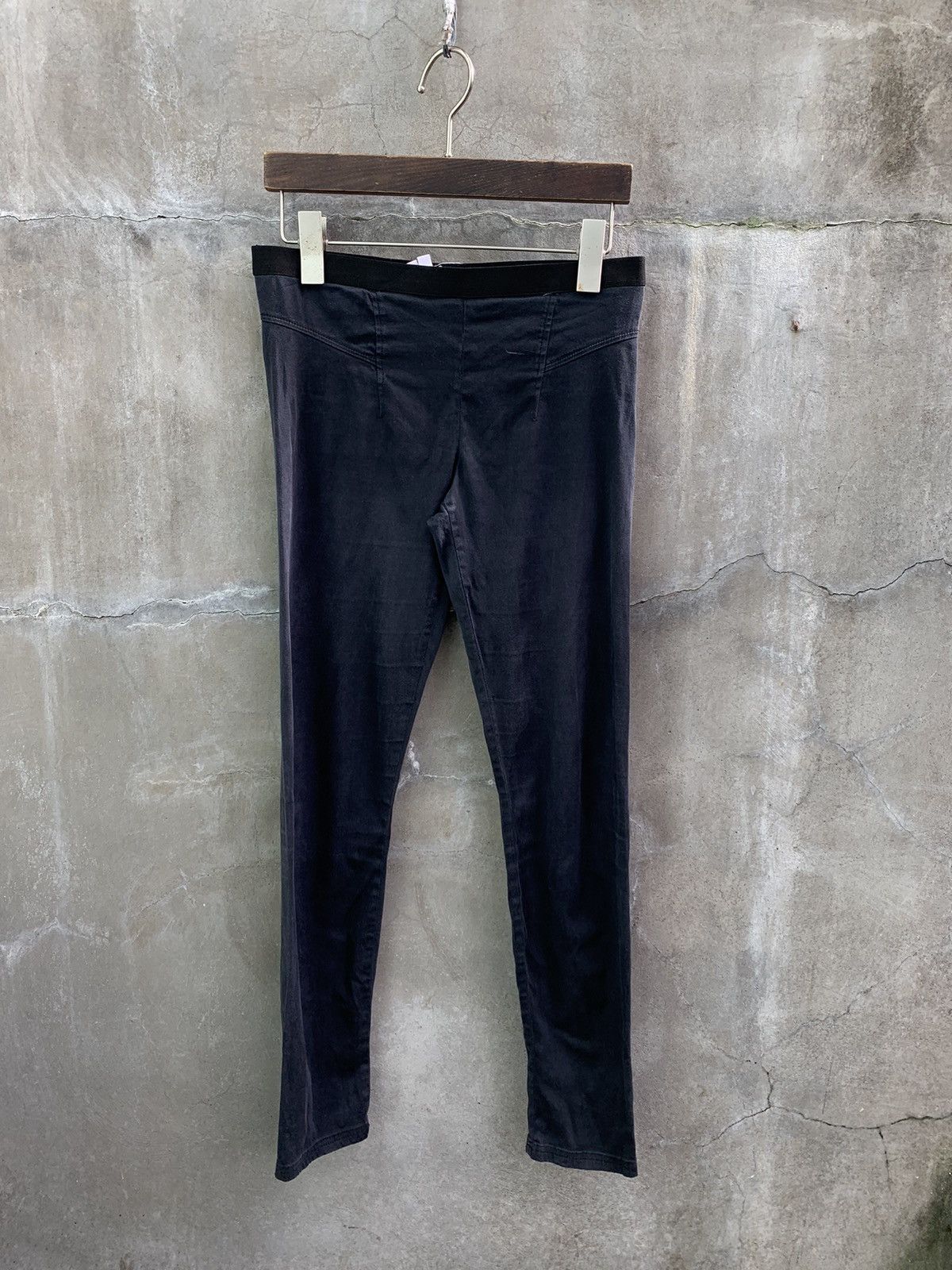 Helmut Lang Navy Leggings Size 28" / US 6 / IT 42 - 1 Thumbnail