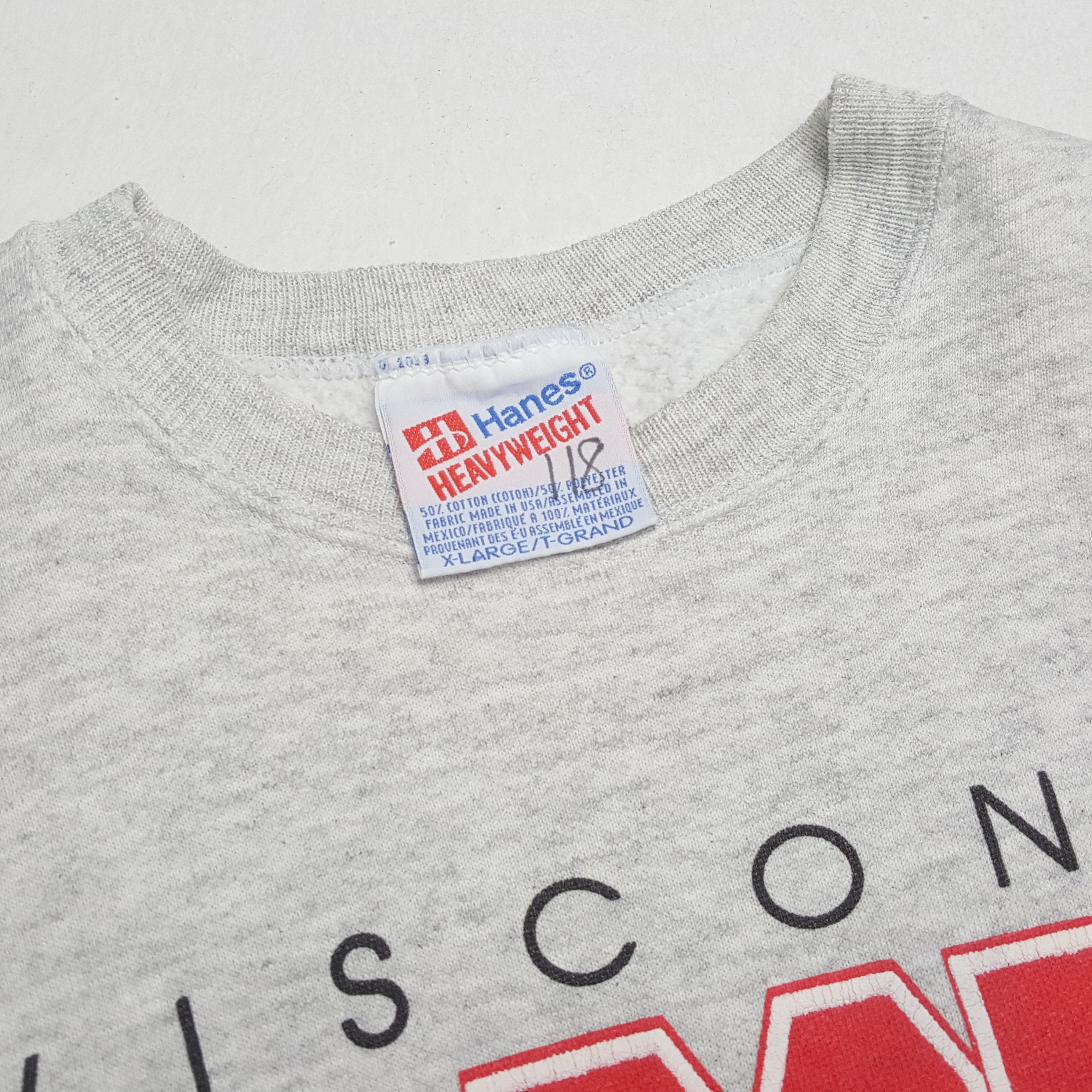 NFL × Vintage Vintage 90's WISCONSIN BADGER ROSE BOWL NFL Promo Sweatshirt Size US XL / EU 56 / 4 - 8 Thumbnail
