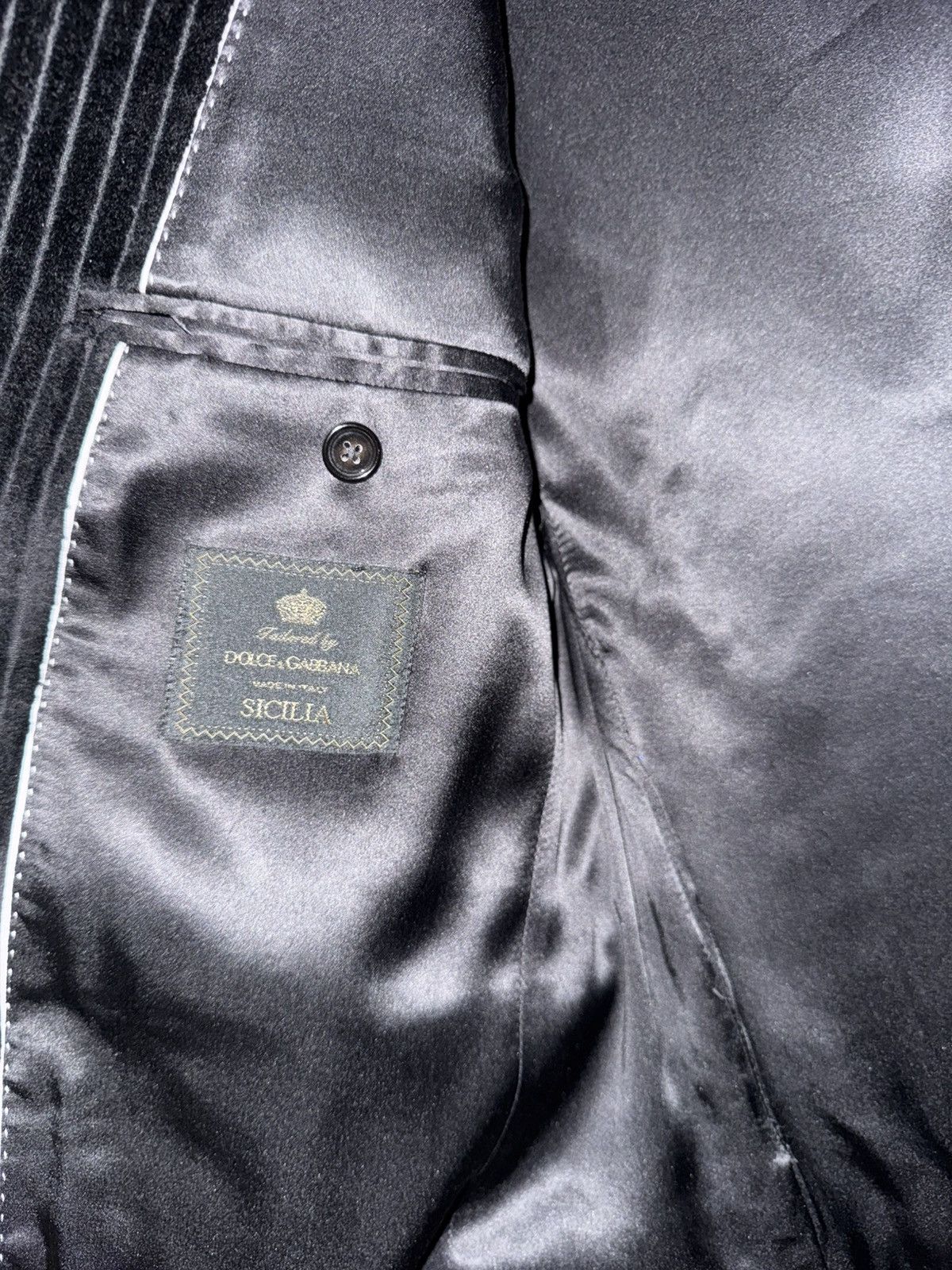 Dolce & Gabbana DOLCE AND GABANNA CORDUROY BLAZER Size 40R - 4 Thumbnail