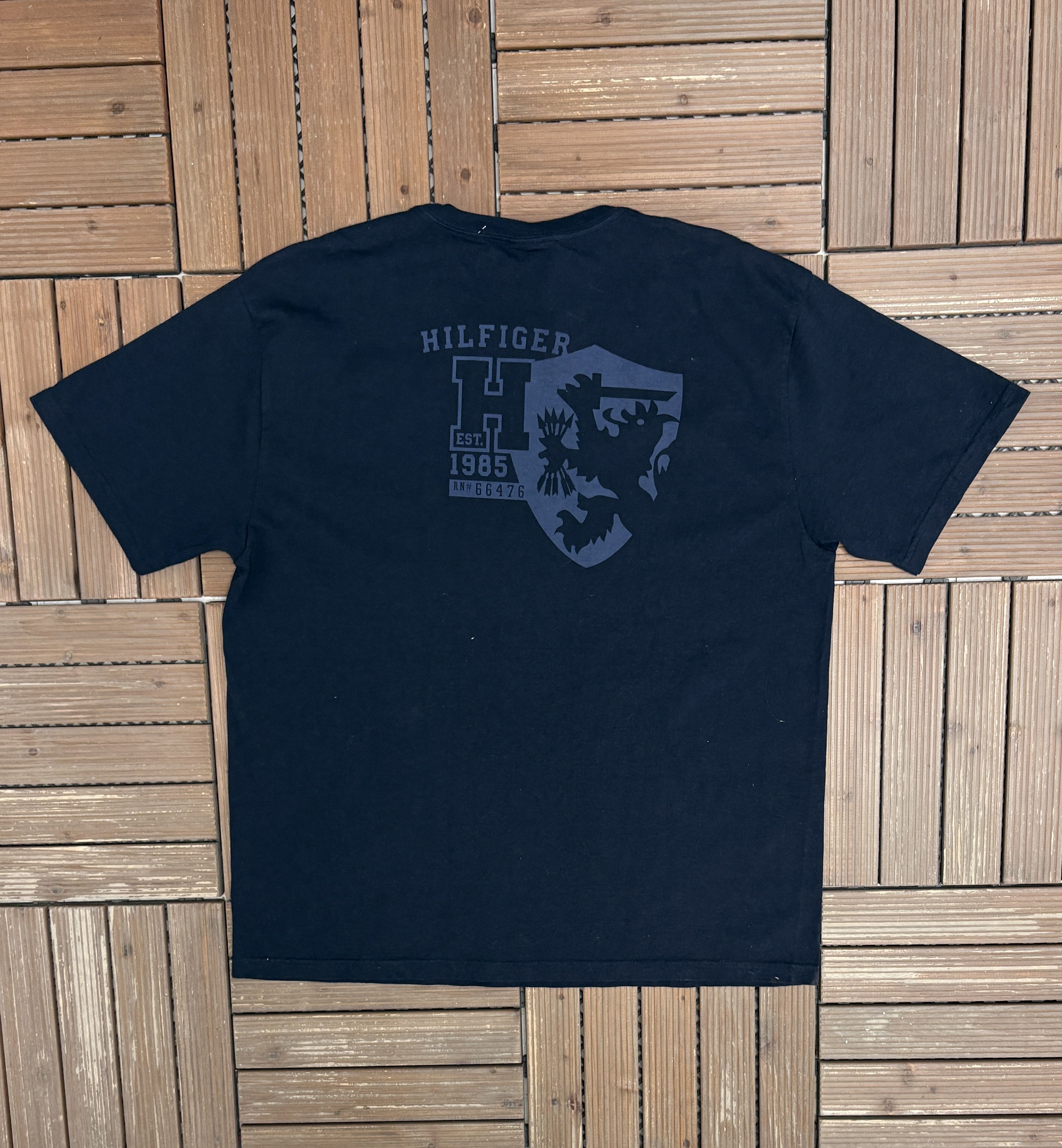 Tommy Hilfiger Tommy Hilfiger Jeans Crest Vintage Blue T-Shirt Tee Size US L / EU 52-54 / 3 - 4 Thumbnail