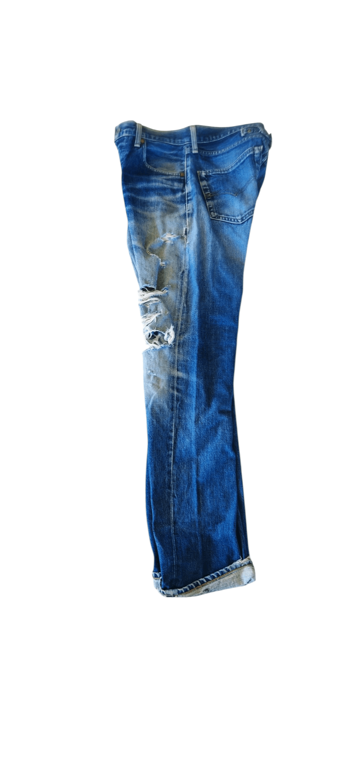 Levi's Vintage Clothing Levis 502 made in Japan selvedge distressed jeans Size US 30 / EU 46 - 20 Thumbnail
