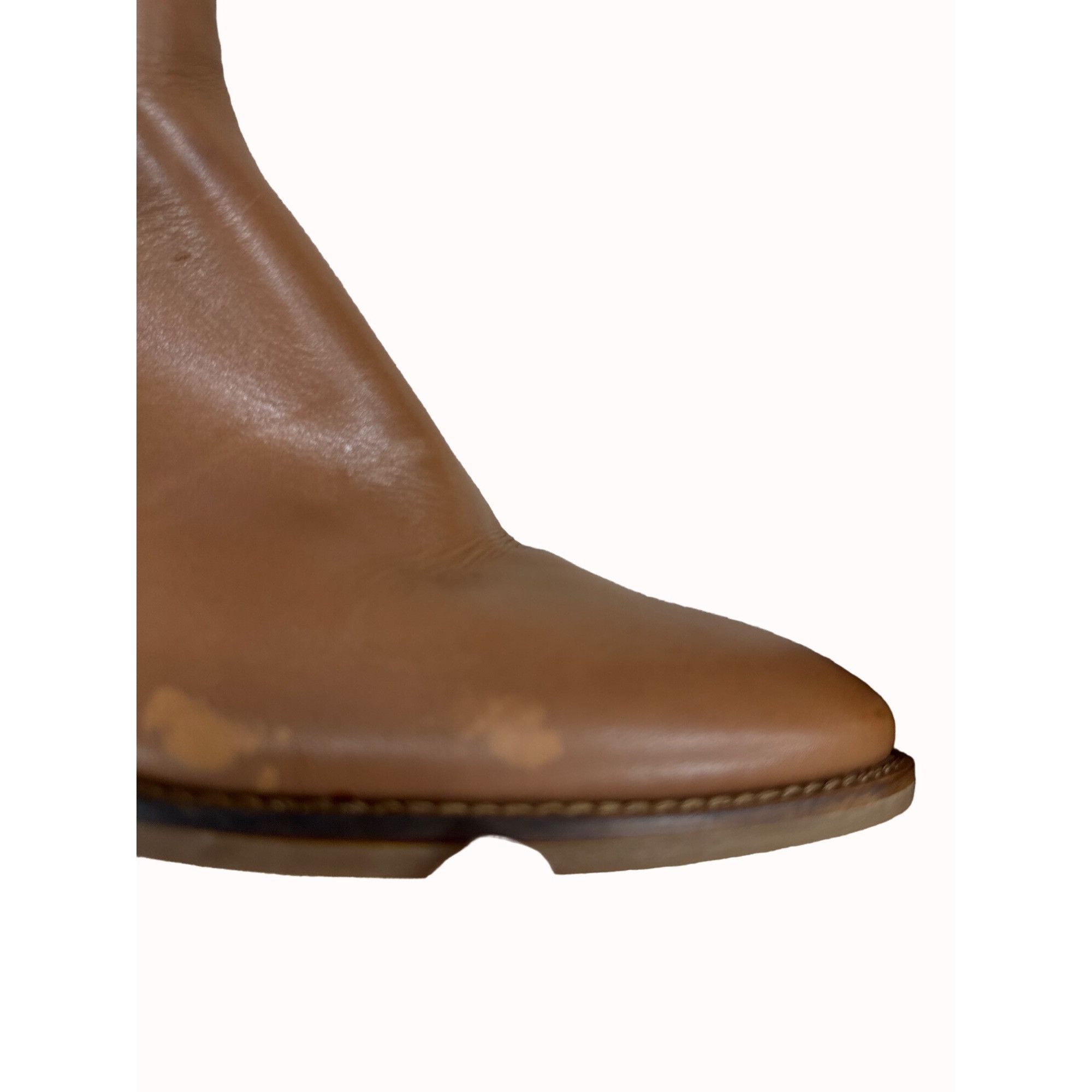 Michael Kors Michael Kors women’s over knee brown studded leather boots s Size US 10 / IT 40 - 12 Thumbnail