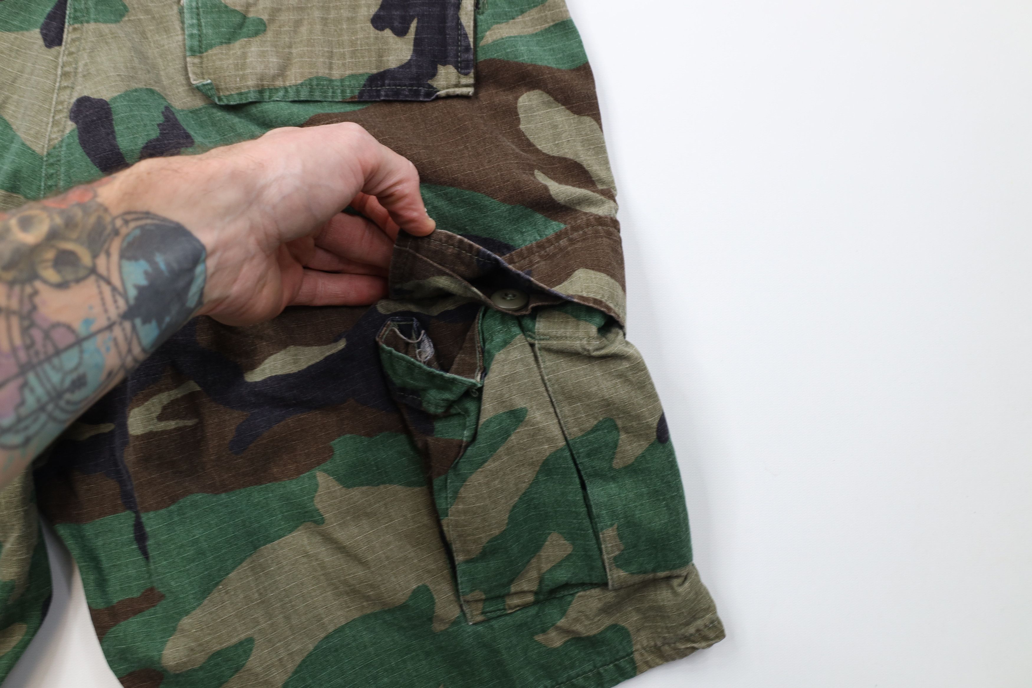 Vintage Vintage 90s Streetwear Military Cargo Shorts Camouflage Size US 32 / EU 48 - 12 Thumbnail