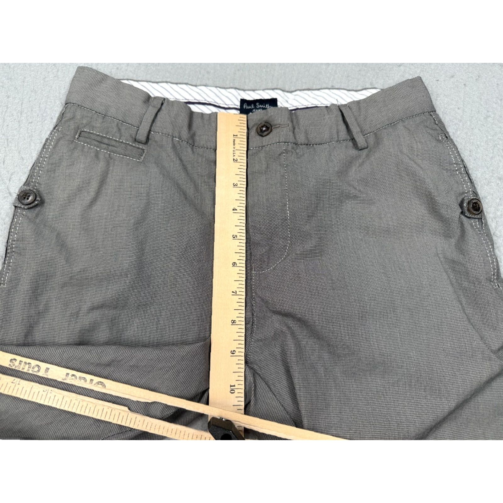 Paul Smith VINTAGE Paul Smith Pants Men 30 Chino Straight Flat Front Gray Cotton 90s Leisure Dress Size US 30 / EU 46 - 5 Thumbnail