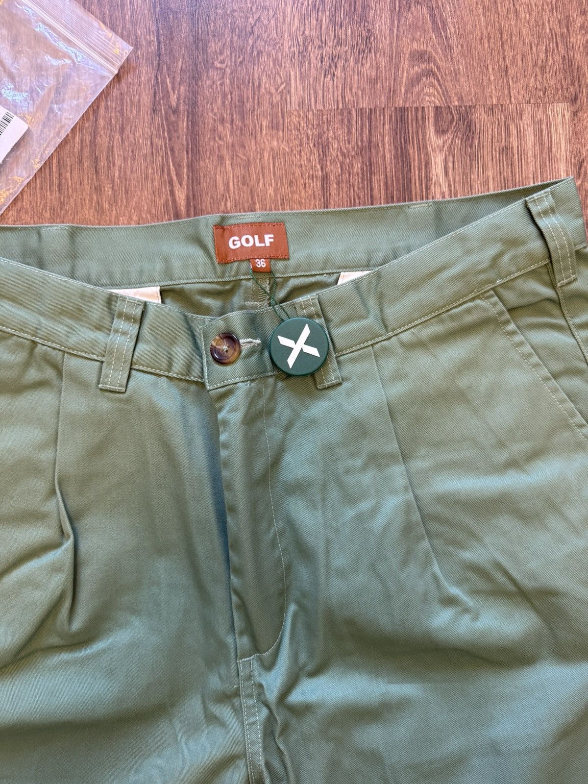 Golf Wang × Golf le Fleur × Tyler The Creator Golf le Fleur Chino Pants Green Size US 36 / EU 52 - 3 Thumbnail