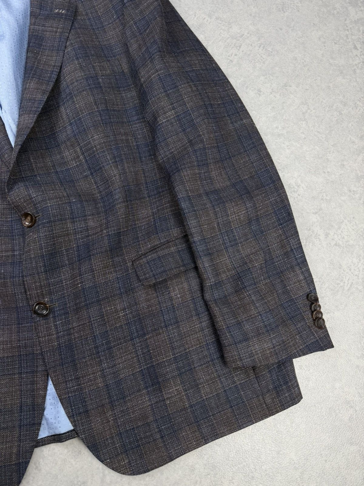 Other Carl Gross Black Line Blazer Loro Piana Wool Silk Linen 46R Size 46R - 2 Thumbnail
