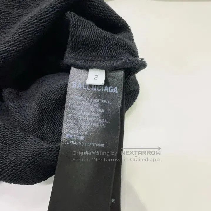 Balenciaga Balenciaga Black Logo Casual Long Sleeve Sweatshirt. Size US M / EU 48-50 / 2 - 3 Thumbnail