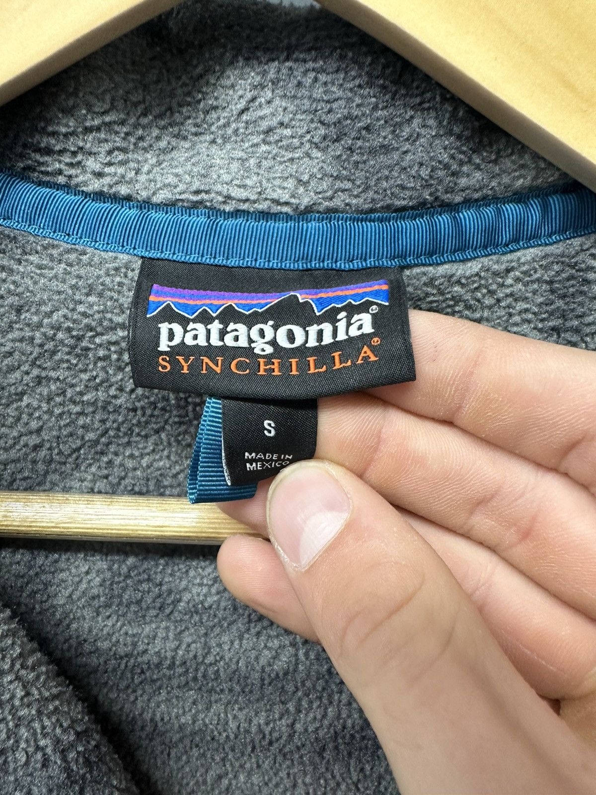 Patagonia × Vintage Vintage Patagonia “Stone” Synchilla Fleece Size US M / EU 48-50 / 2 - 6 Thumbnail