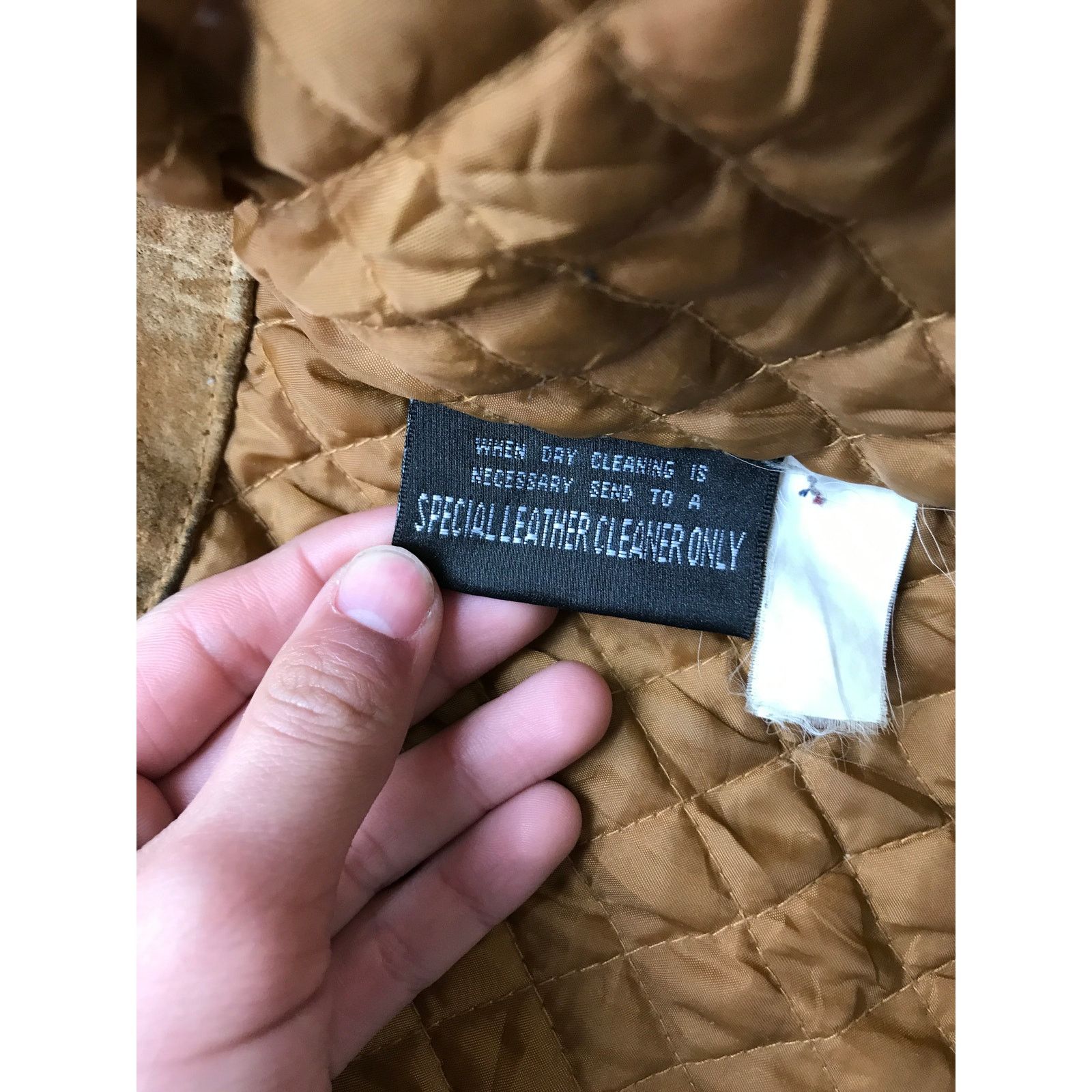 Wilsons Leather Wilsons Leather M. Julian Jacket Large Suede Faux Fur Trim Size L / US 10 / IT 46 - 15 Thumbnail