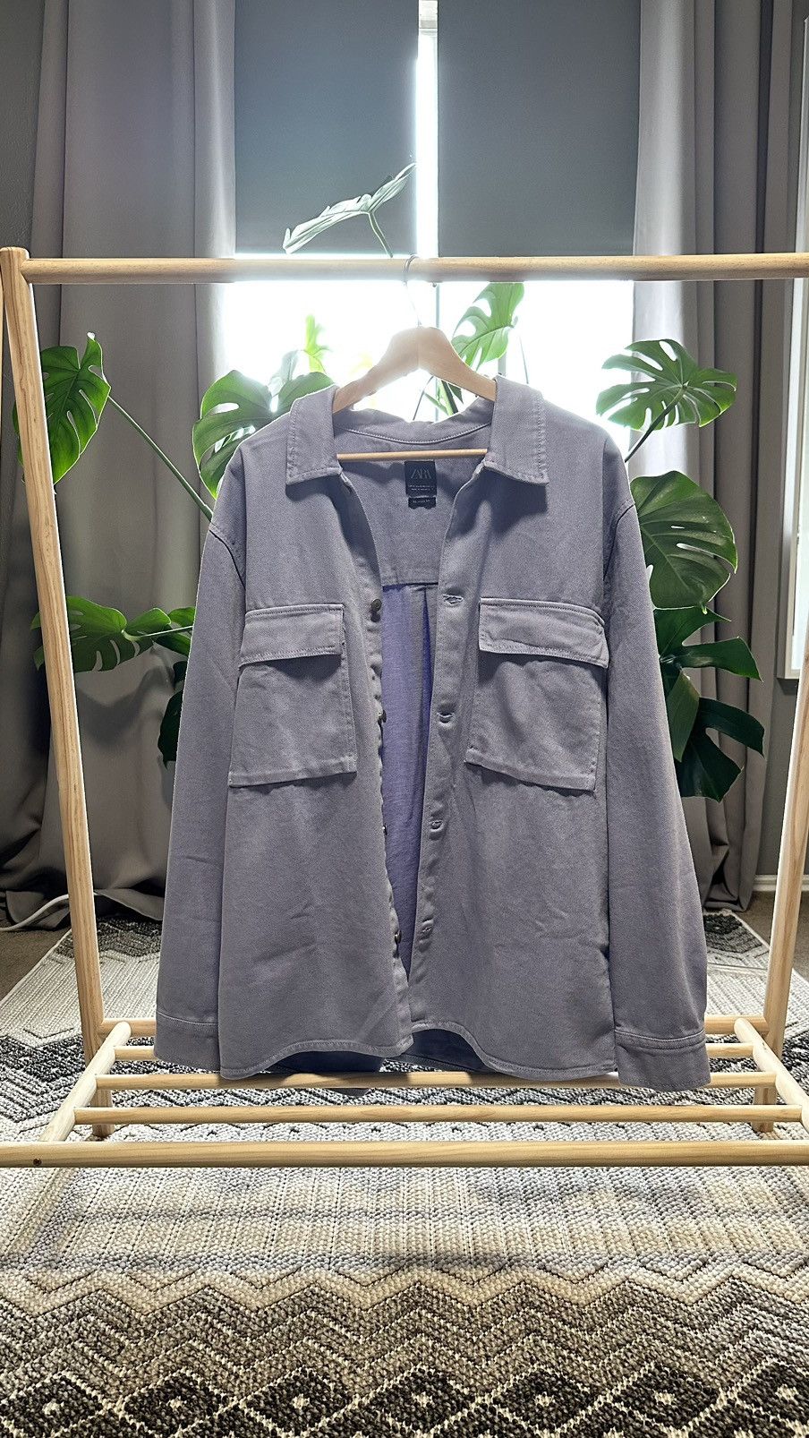 Zara ZARA Utility Button Down Size US XL / EU 56 / 4 - 2 Thumbnail