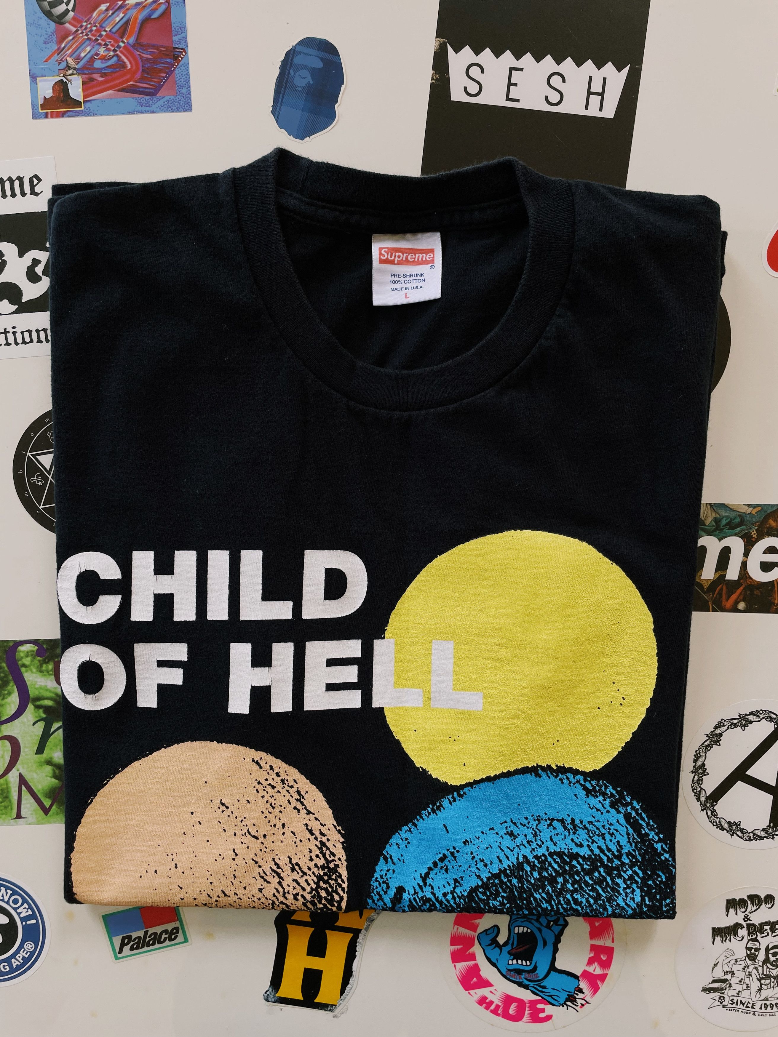 Supreme Supreme Child Of Hell T-shirt Black Size US L / EU 52-54 / 3 - 8 Thumbnail