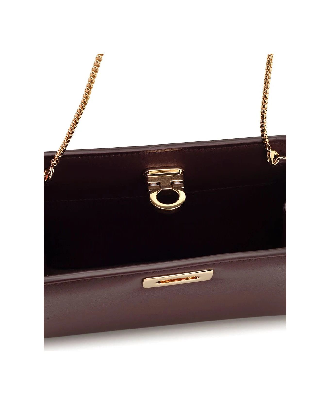 Salvatore Ferragamo o1y0426 Size : OS / Clutch Bag in Burgandy Size ONE SIZE - 4 Thumbnail