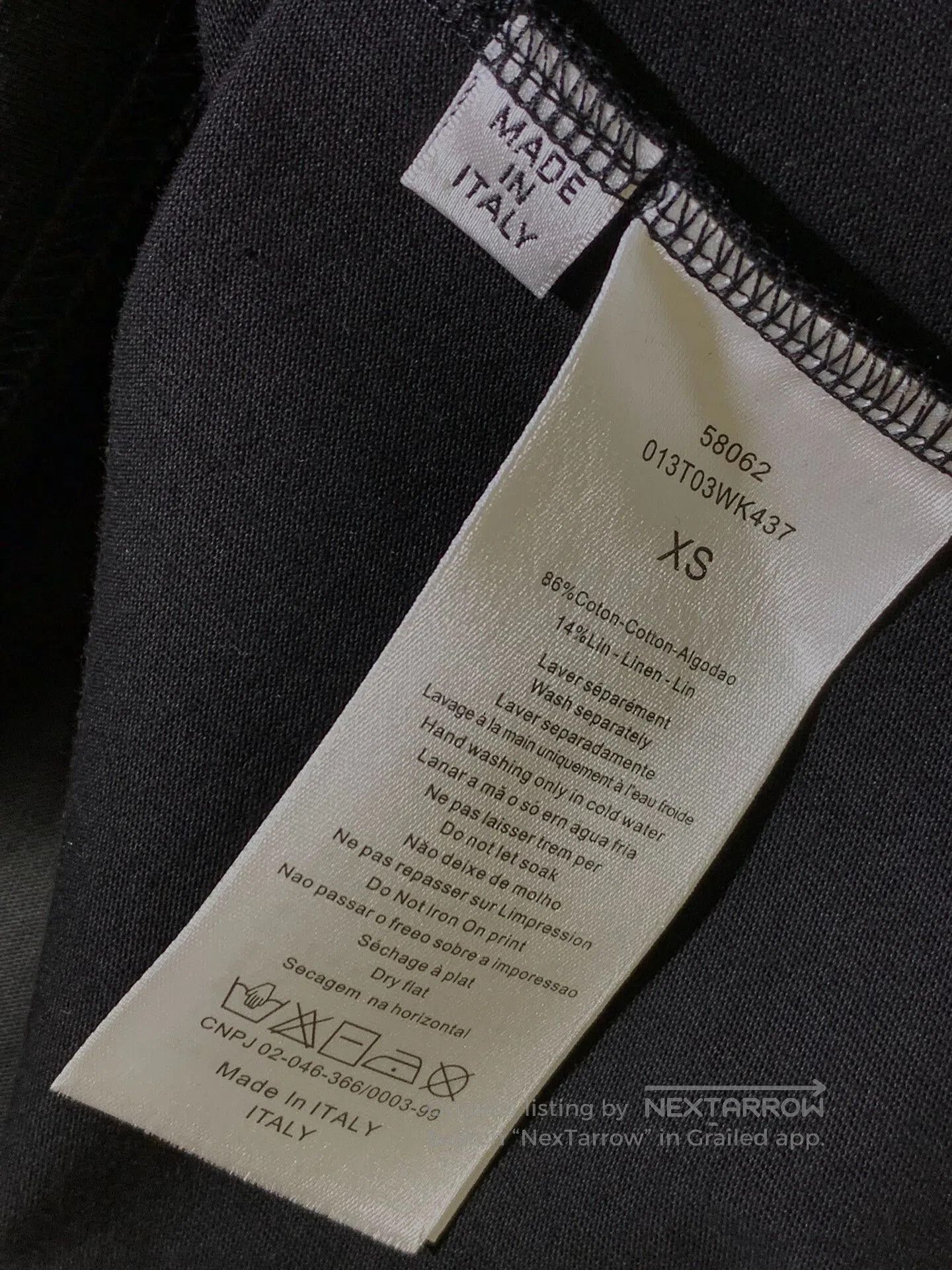 Dior DIOR Men's Summer Crew Neck T. Size US XS / EU 42 / 0 - 7 Thumbnail