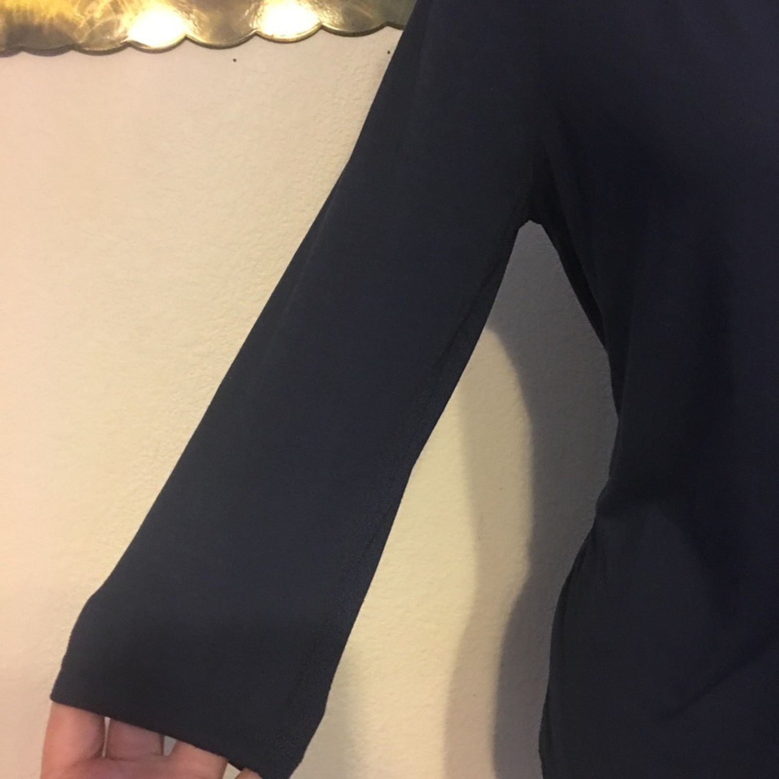 H&M H&M Navy blue Soft pull over top XS Size XS / US 0-2 / IT 36-38 - 3 Thumbnail