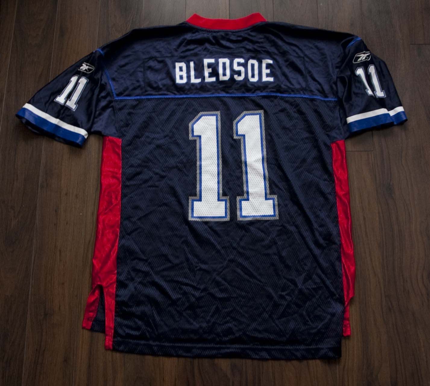NFL × Reebok × Vintage Drew Bledsoe Jersey New England Patriots Reebok Size L Size US L / EU 52-54 / 3 - 1 Thumbnail