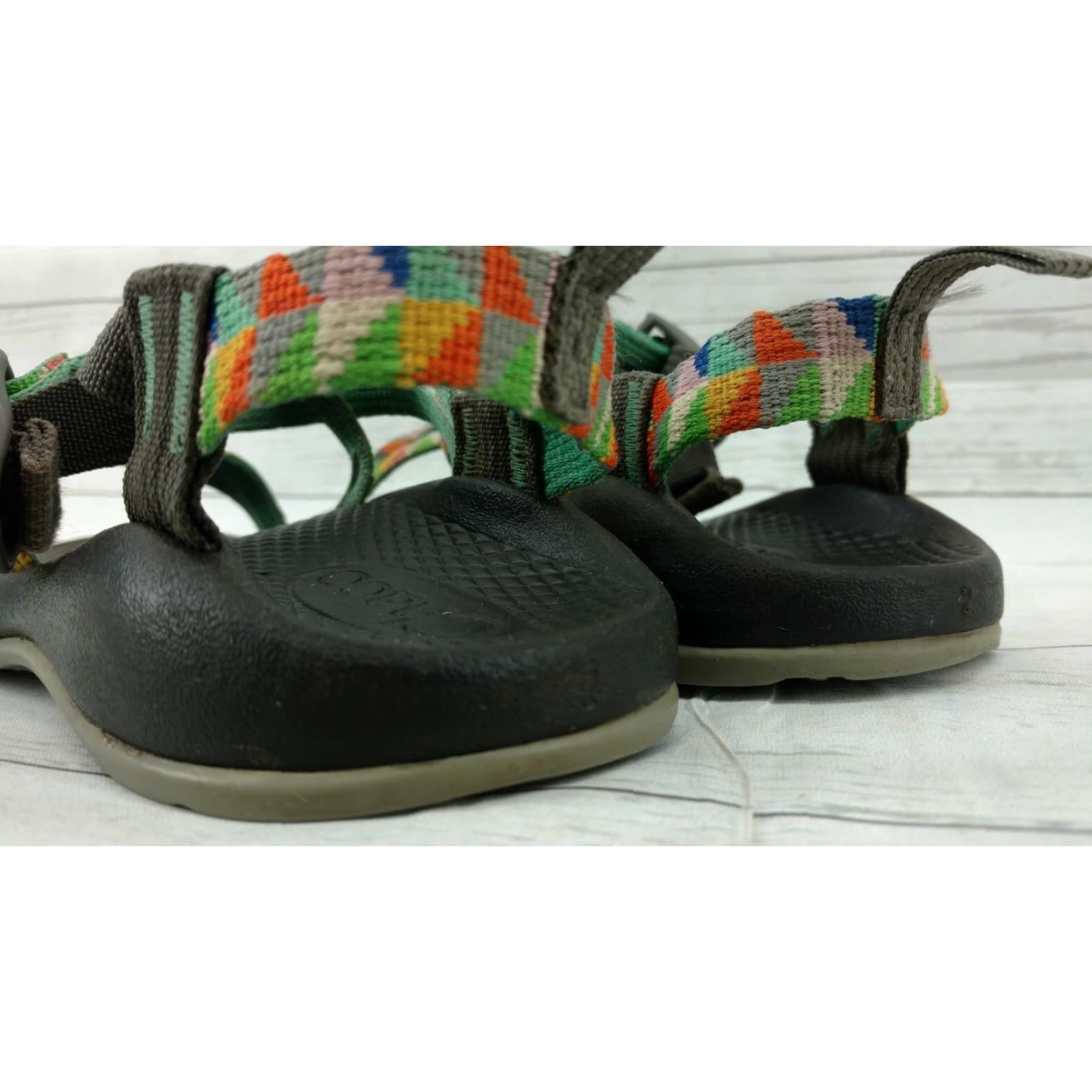 Chaco Chaco ZX/1 Classic Womens Sport Sandals Sz 2 Hiking Trail Water Outdoor Green Size US 4.5 / IT 34.5 - 7 Thumbnail