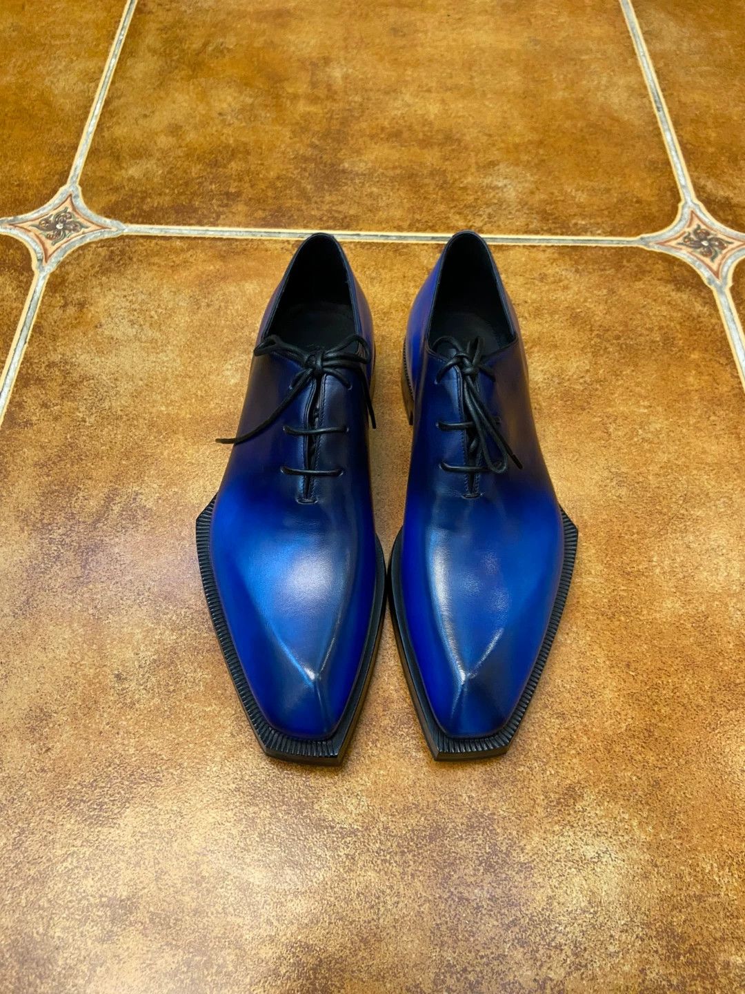 Berluti BERLUTI Blade US7.5 (40.5 EU) Blue Black Venice Calf Size US 7.5 / EU 40-41 - 2 Thumbnail