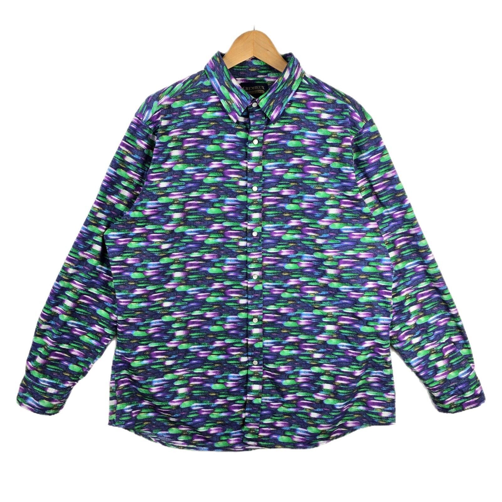 Cremieux Cremieux Shirt Mens XL Multicolor AOP Geometric Abstract Size US XL / EU 56 / 4 - 1 Thumbnail