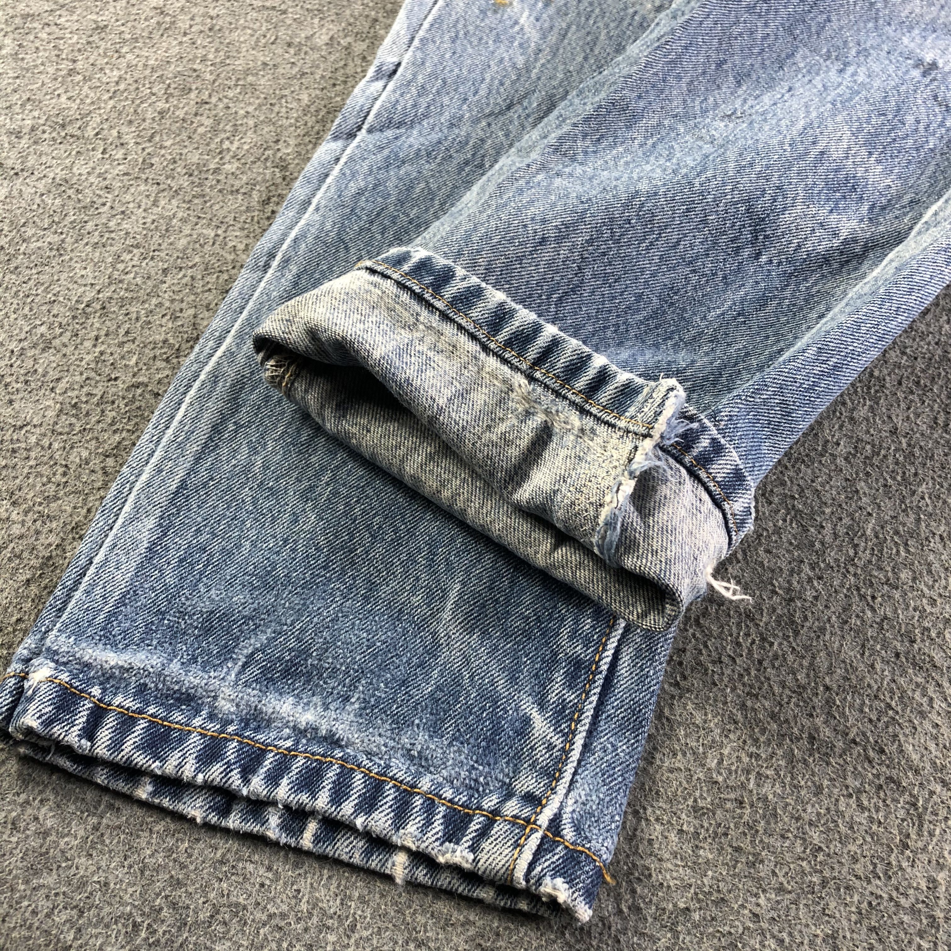 Levi's Vintage Distressed Levis 501 Jeans-J4240 Size US 31 - 7 Thumbnail