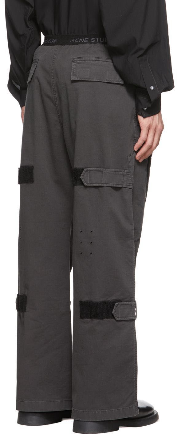 Acne Studios Acne Studios Chevron 6 Pocket Cargo Pants Washed Anthracite Size US 34 / EU 50 - 10 Thumbnail