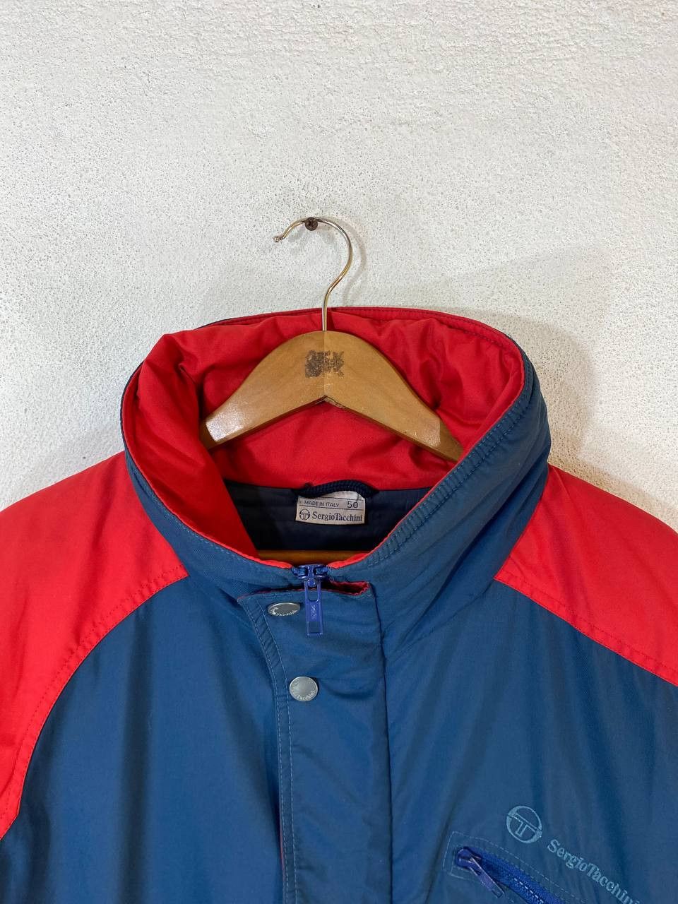 Sergio Tacchini vintage sergio tacchini jacket nice design made in italy Size US XXL / EU 58 / 5 - 2 Thumbnail