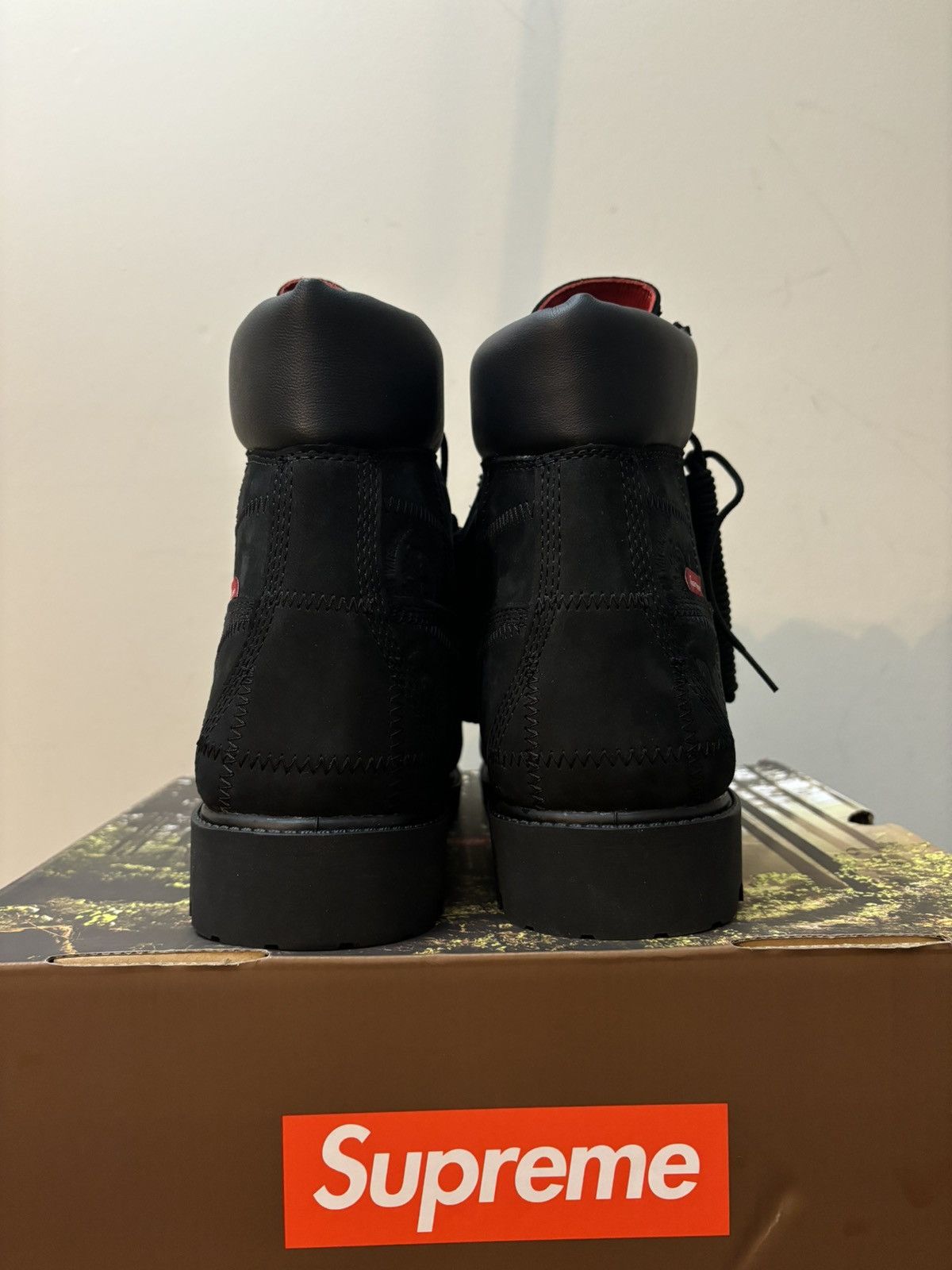 Supreme × Timberland Timberland 6 Inch Boots Supreme Patchwork Black Size US 9 / EU 42 - 5 Thumbnail