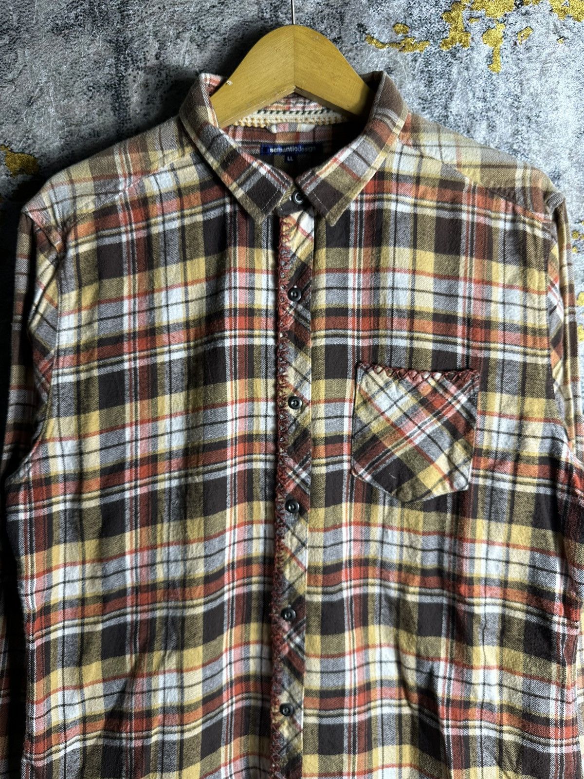20471120 UNDEFINED OUTER SEAM WESTERN SHIRT SEMANTIC DESIGN LGB STYLE Size US L / EU 52-54 / 3 - 3 Thumbnail