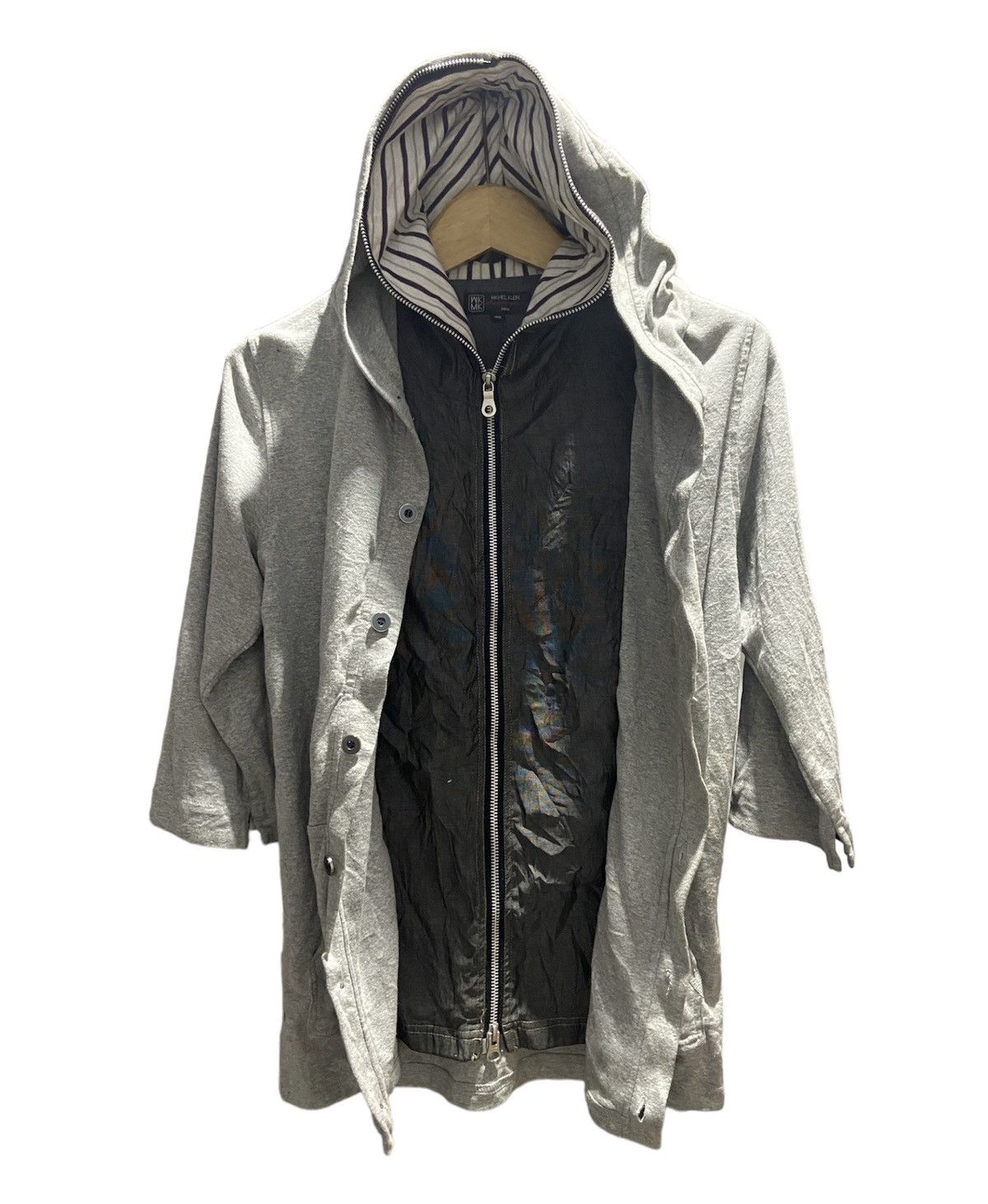 If Six Was Nine Michel Klein Homme Double Layers hoodie lgb style Size US S / EU 44-46 / 1 - 1 Thumbnail