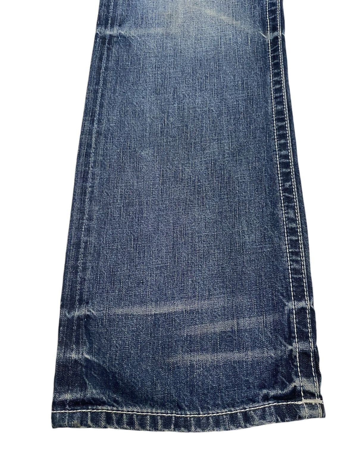 Affliction × If Six Was Nine Rare Vintage Afeliction Black Preminum Flared Jeans 2000s Size US 34 / EU 50 - 5 Thumbnail