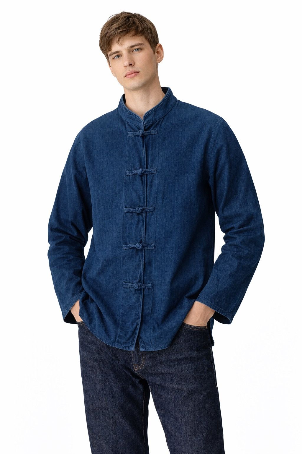 45rpm Indigo Dyed Chinese Button Jacket Japan