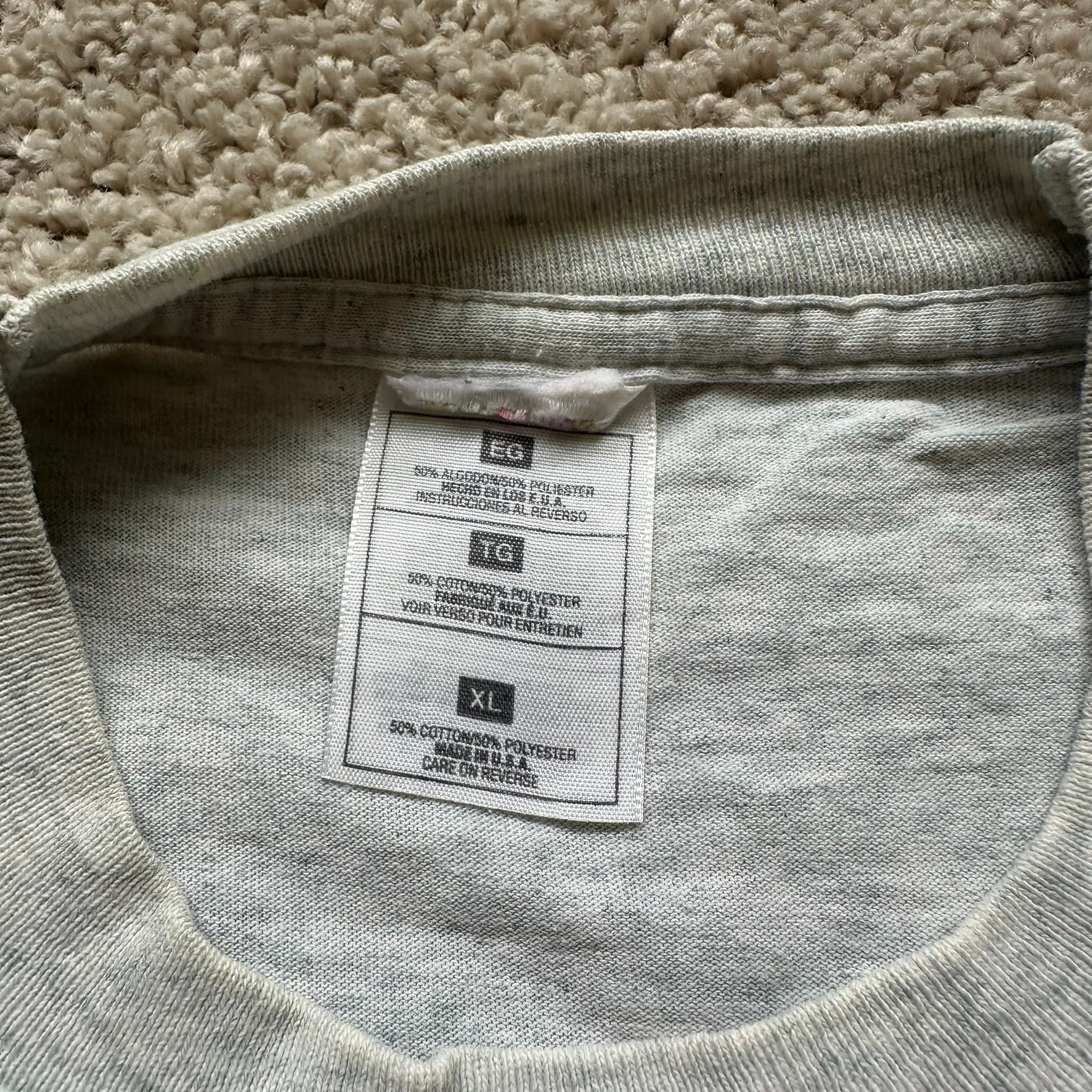 Fruit Of The Loom Vintage 90s Trashman Whoop Ass T-Shirt Skater Single Stitch Size US XL / EU 56 / 4 - 4 Thumbnail