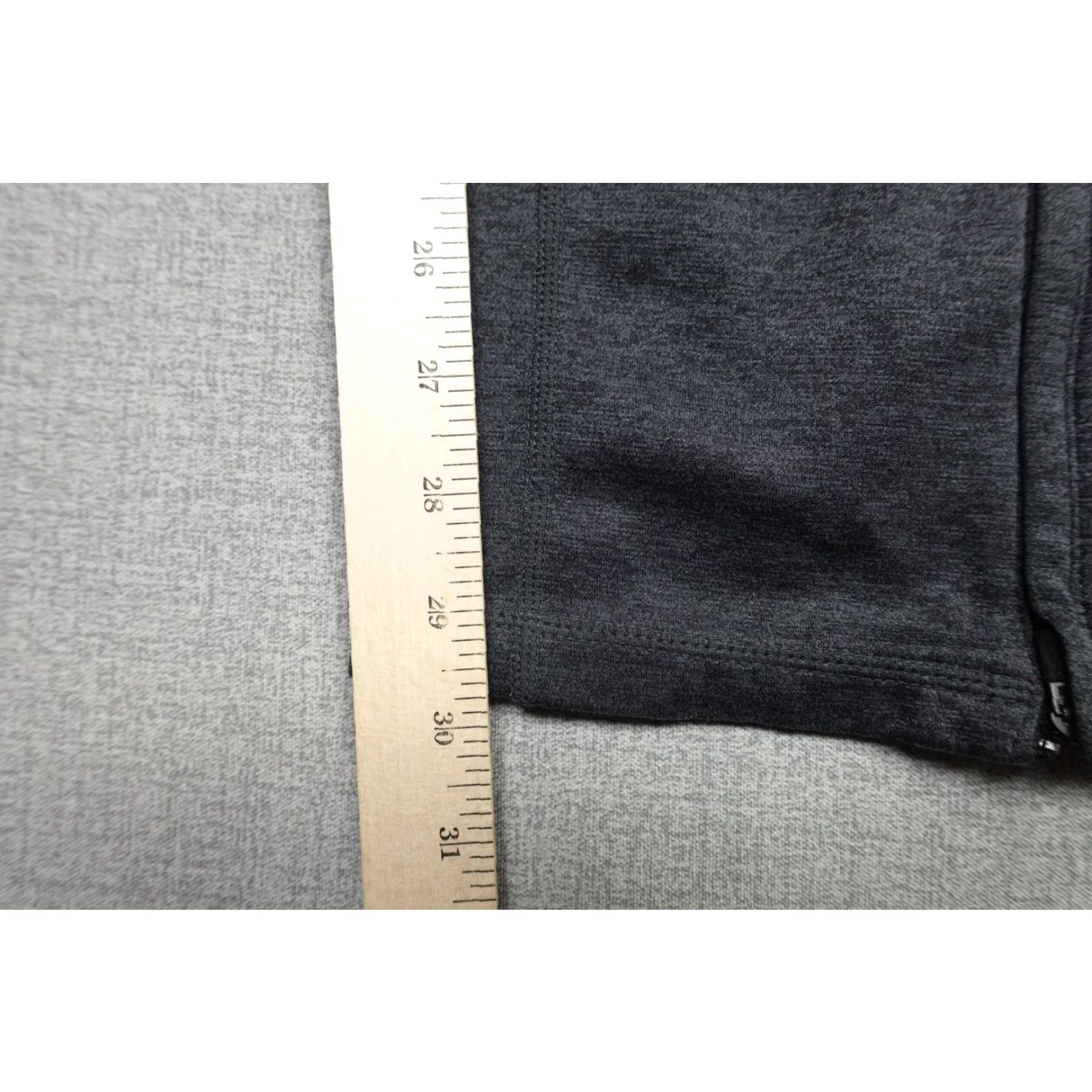 Nike Nike Therma-FIT Sweatpants Mens M Charcoal Gray Fleece Lined Elastic Zip Pockets Yoga Running Gym Training Athletic Pants Size US 31 - 5 Thumbnail